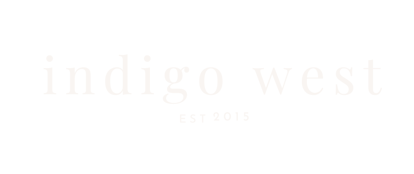 Indigo West logo with the text 'est 2015' on a black background.