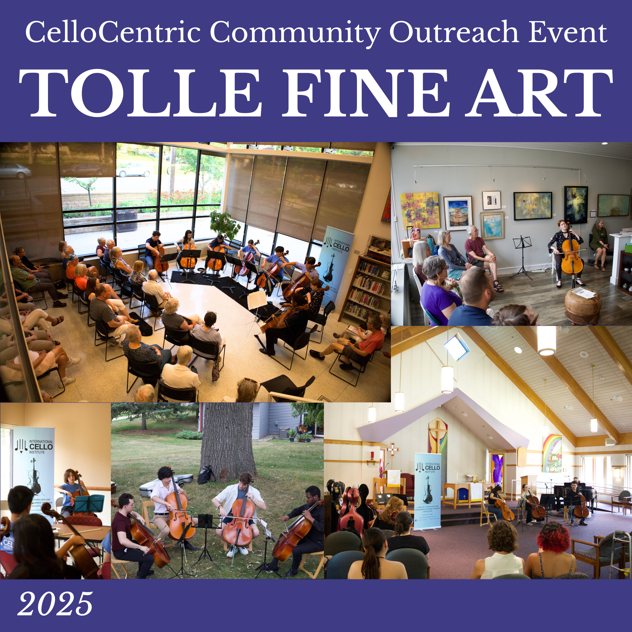 CelloCentric Outreach Concert: Tolle Fine Art