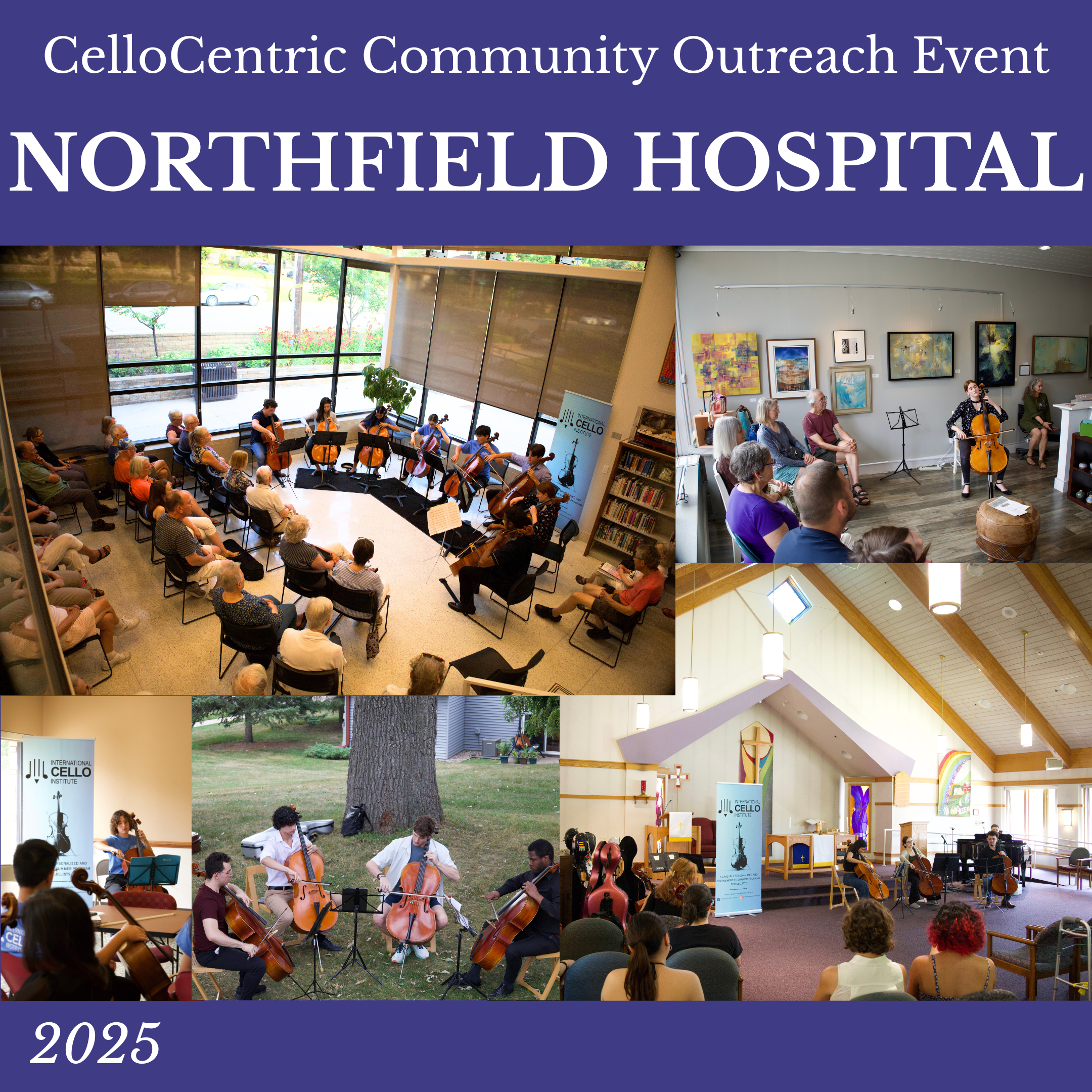 CelloCentric Outreach Concert: Northfield Hospital