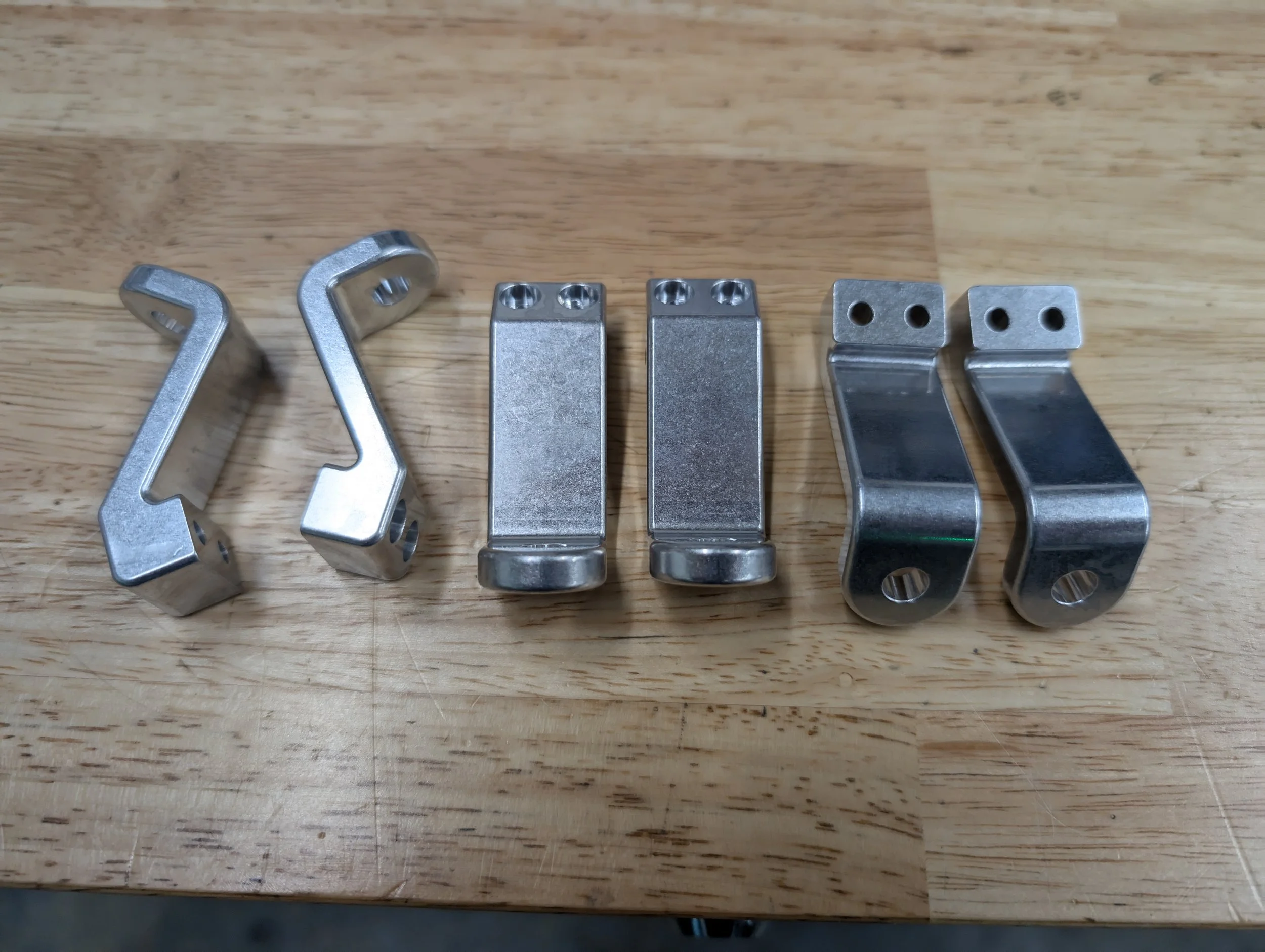 Tumbled Finish Aluminum parts -1 