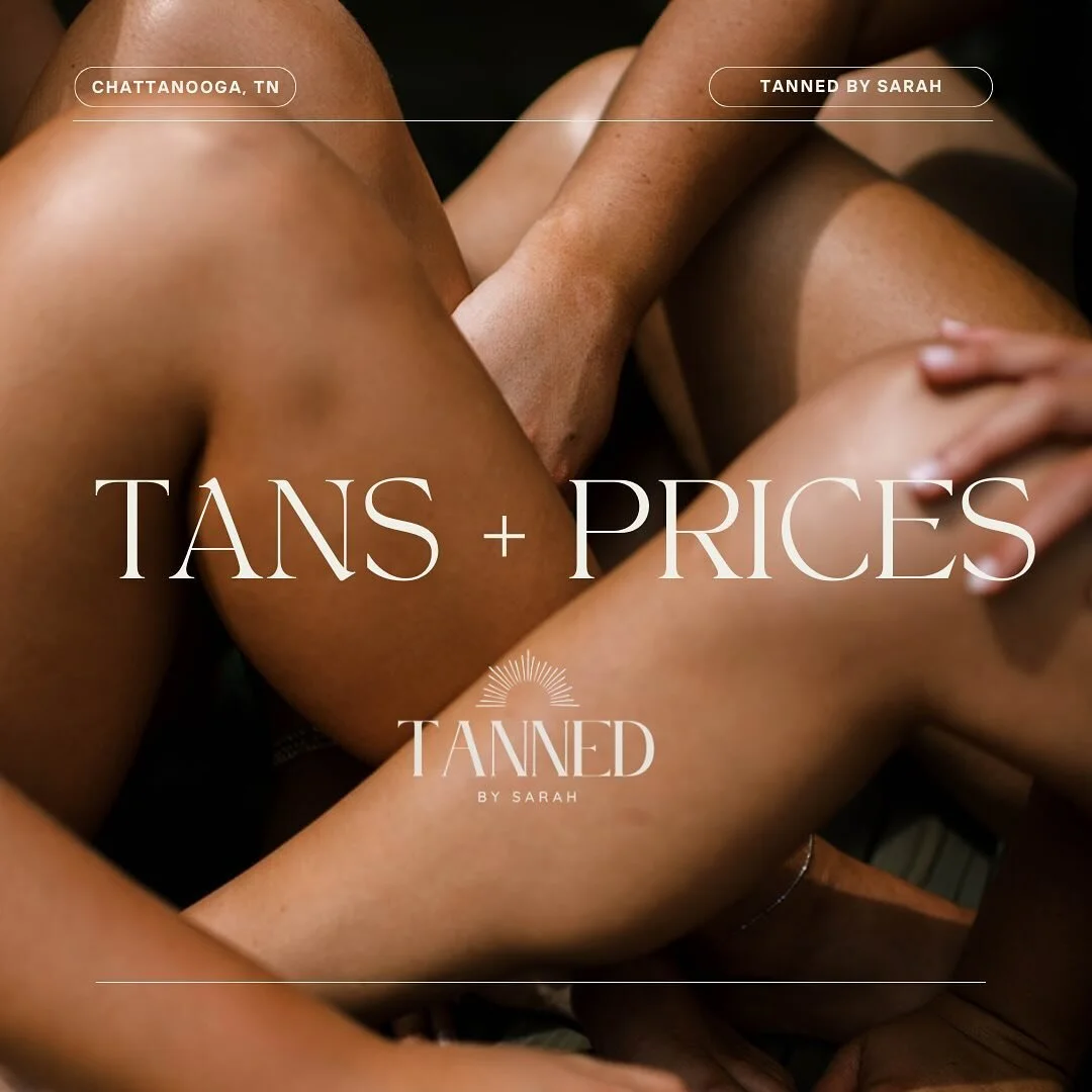 Here are the most popular tans that I do! I also have a couple more after hour options, groups tans, and bridal specials! There is more info on my website✨ if you have any questions please don&rsquo;t hesitate to reach out🤎