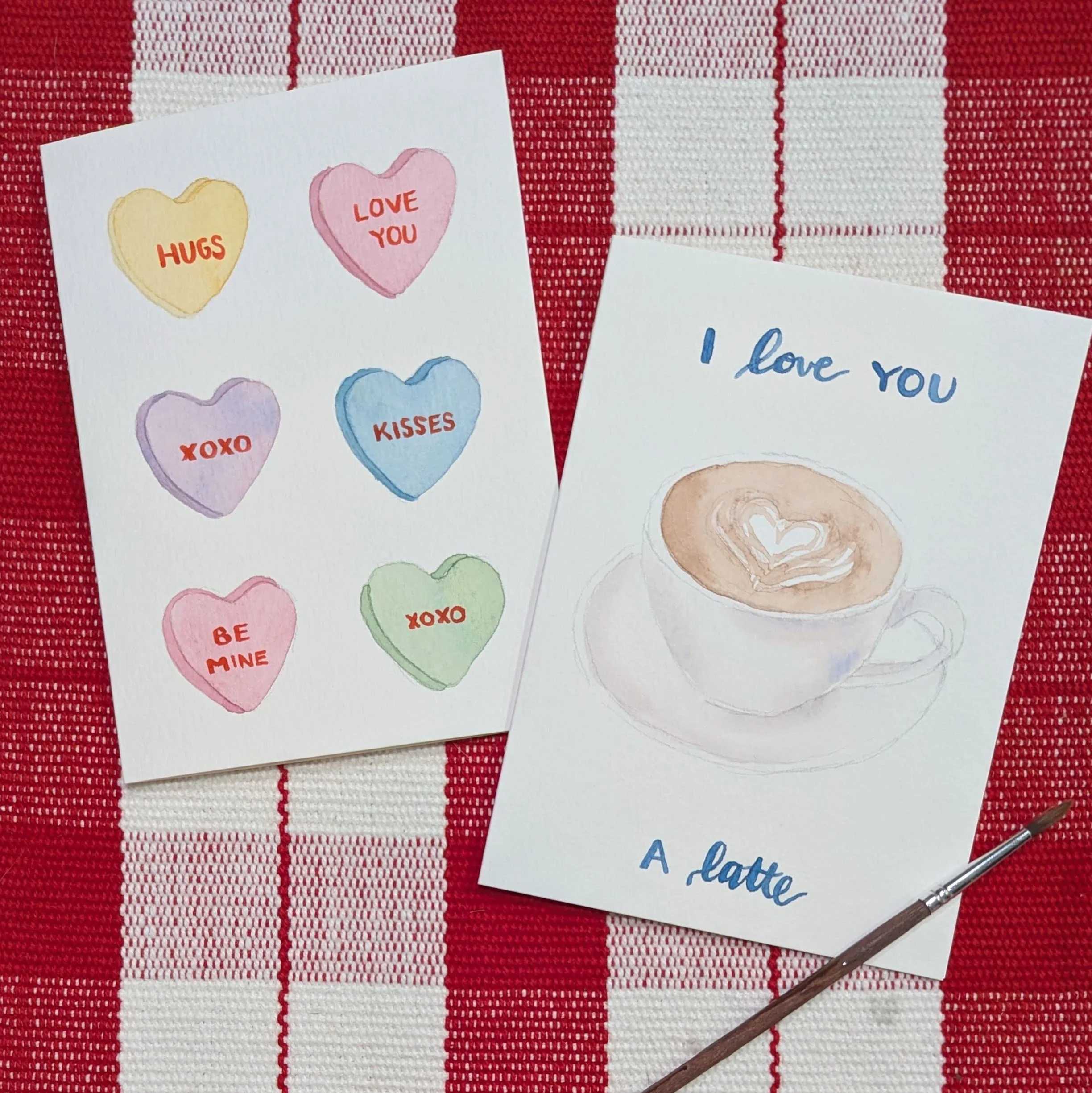 Valentine's Card Watercolor Workshop