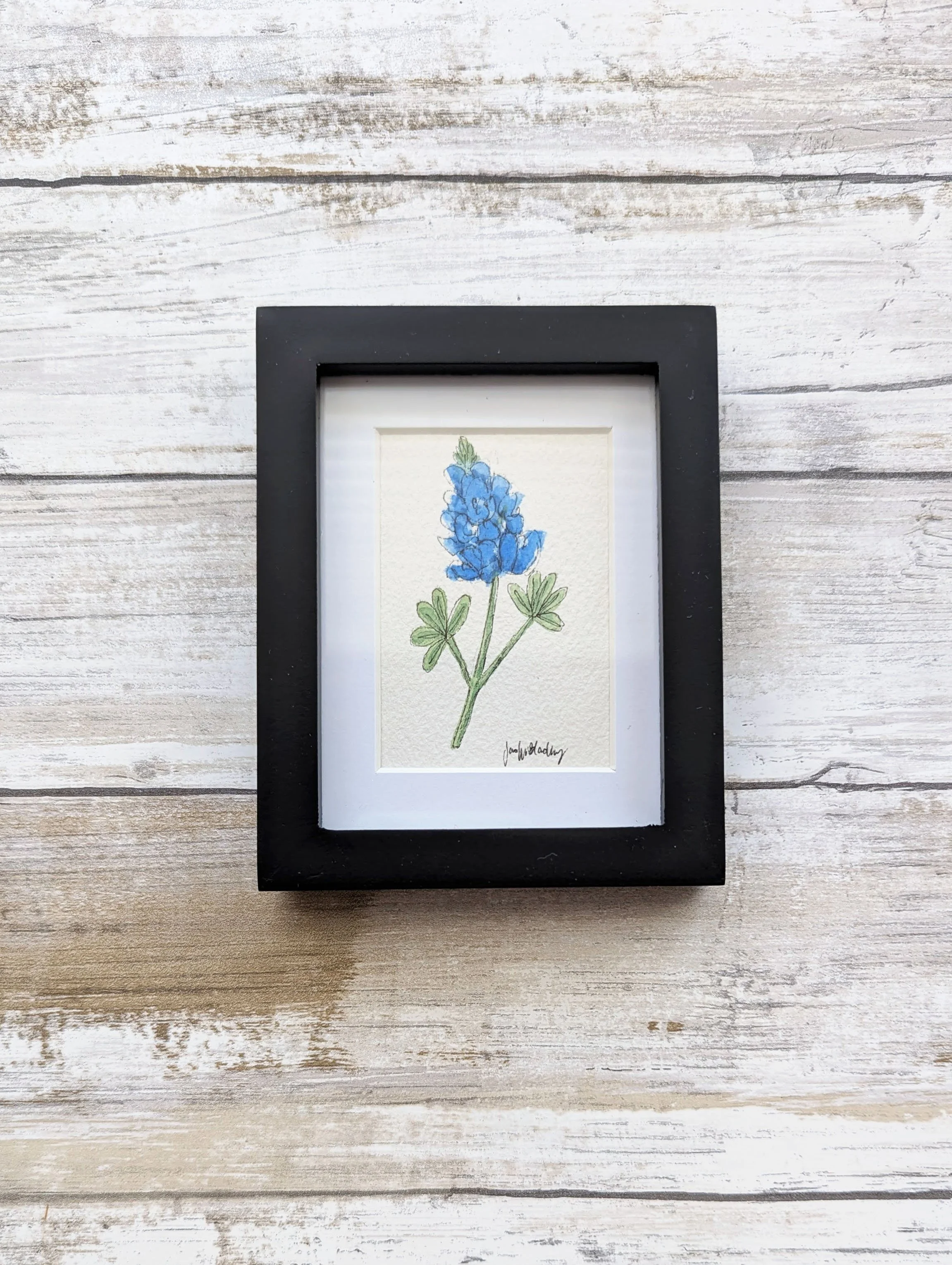 bluebonnet mini black wood frame.jpg