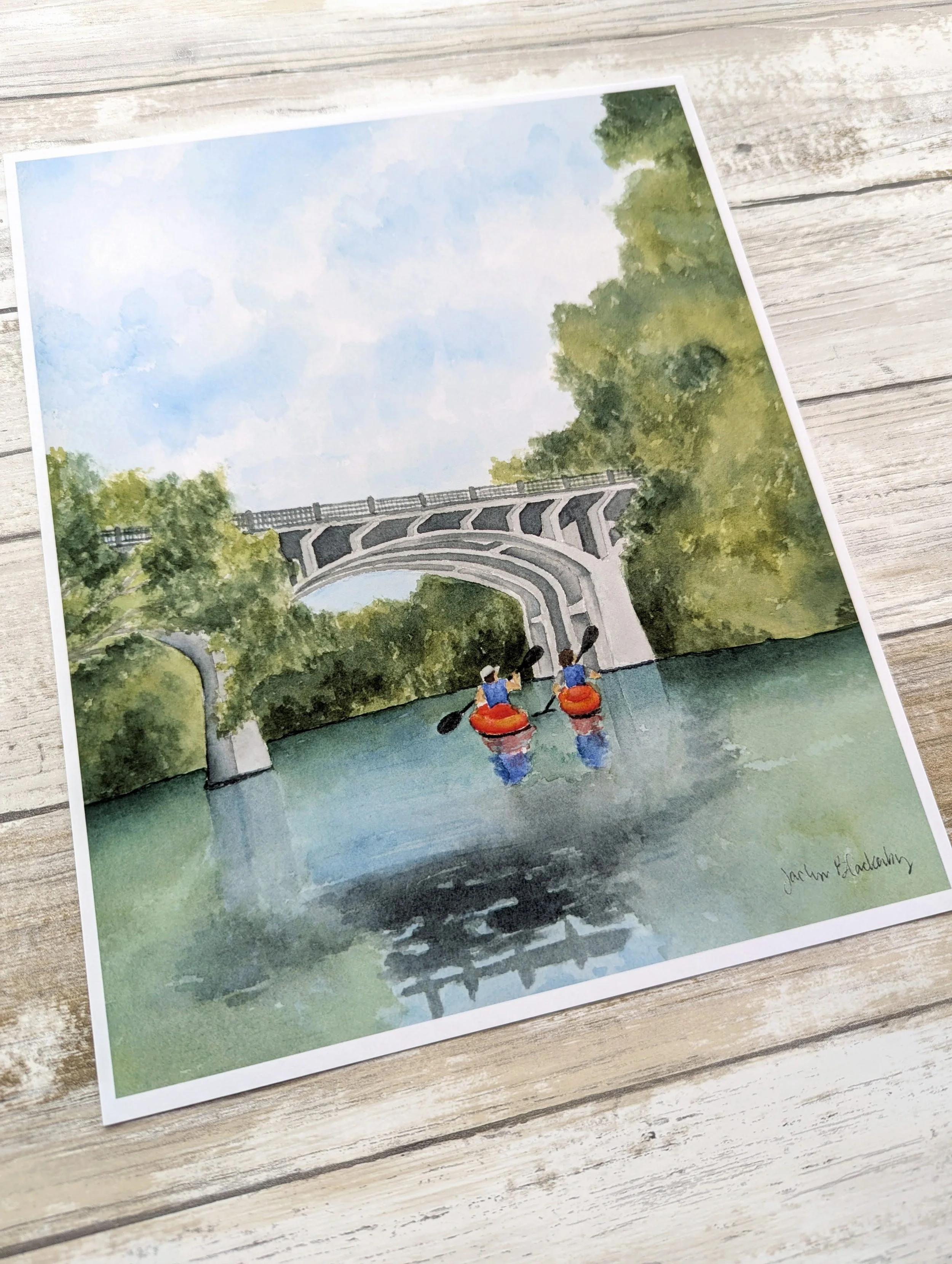 kayaking watercolor print detail.jpg