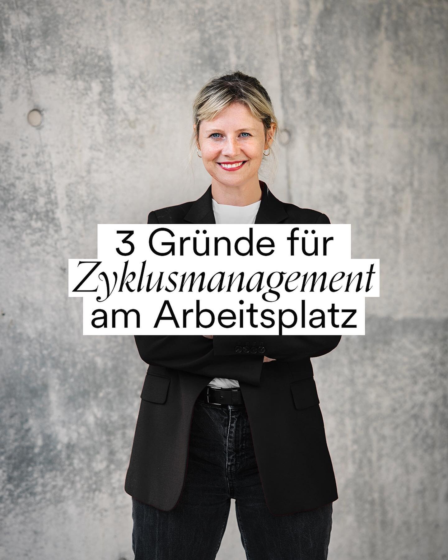 🩸3 Gr&uuml;nde f&uuml;r
Zyklusmanagement am Arbeitsplatz: 

1️⃣ F&ouml;rderung der Chancengleichheit:
Indem Unternehmen Zyklusmanagement am Arbeitsplatz unterst&uuml;tzen, tragen sie zur F&ouml;rderung von Chancengleichheit bei. Frauen f&uuml;hlen s