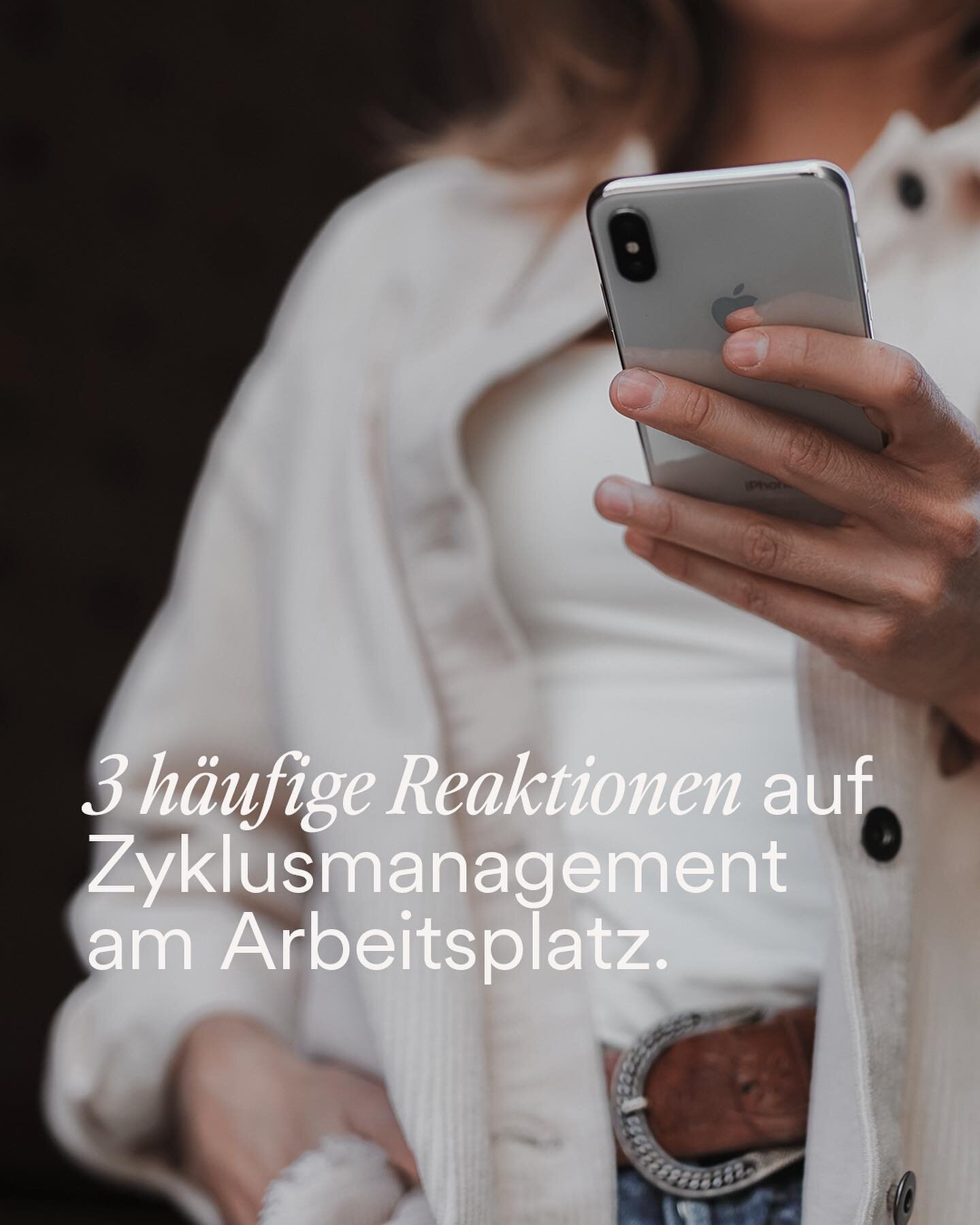 Diese 3 Reaktionen begegnen mir immer wieder in meiner Arbeit als Expertin f&uuml;r Zyklusmanagement
am Arbeitsplatz: 

1️⃣ Wollen das die Frauen&quot; &uuml;berhaupt?&quot;

Hell Yes, zumindest alle die, die mit dem monatlichen Zyklus Herausforderun