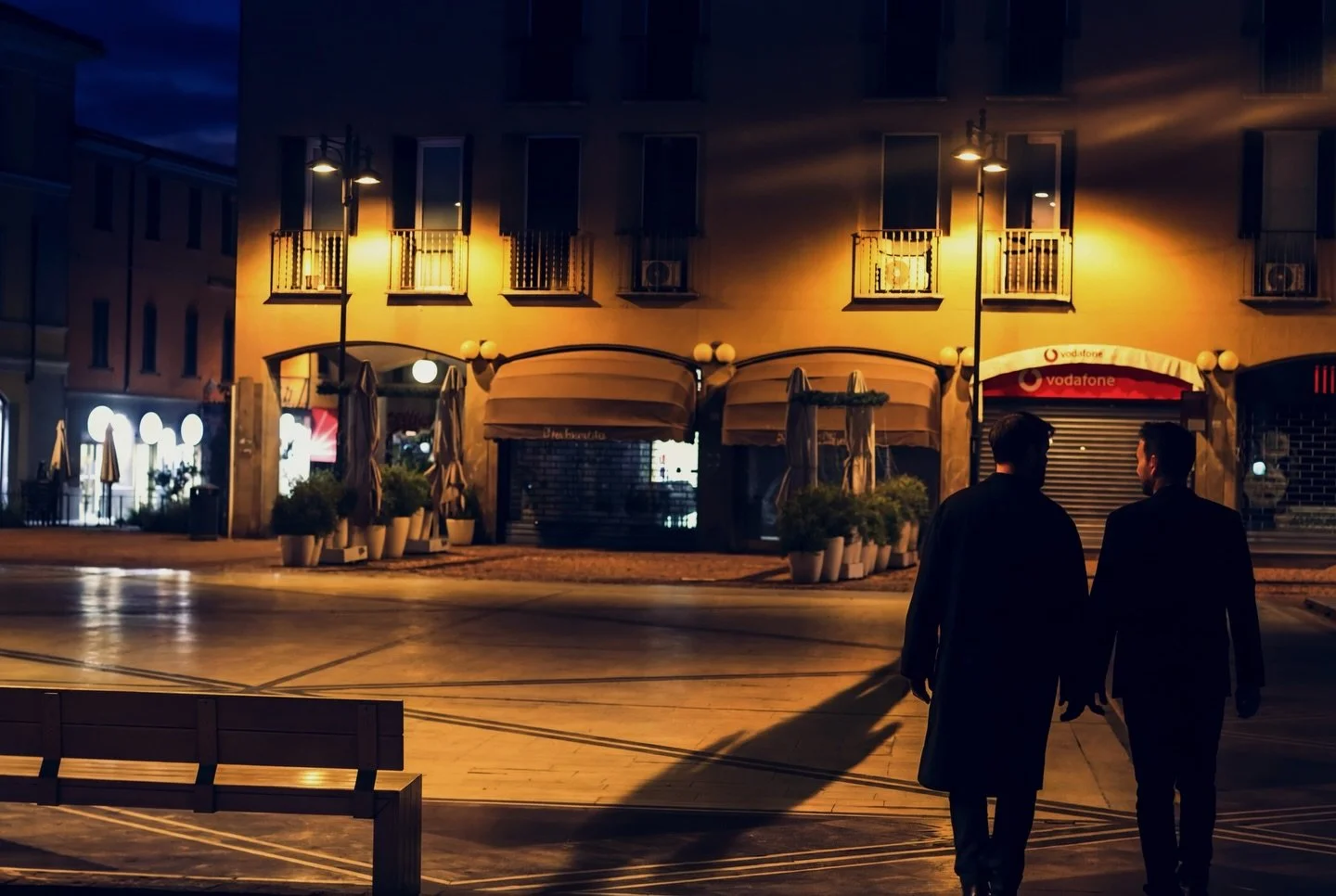 Walking the streets of Italy looking for inspiration or ice cream, either one will do.