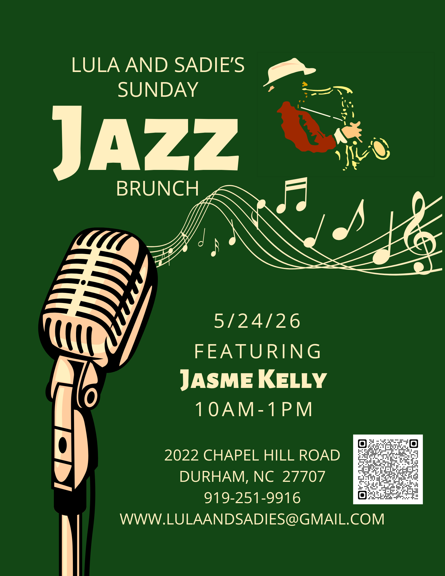 Lula and Sadie's Sunday Jazz Brunch