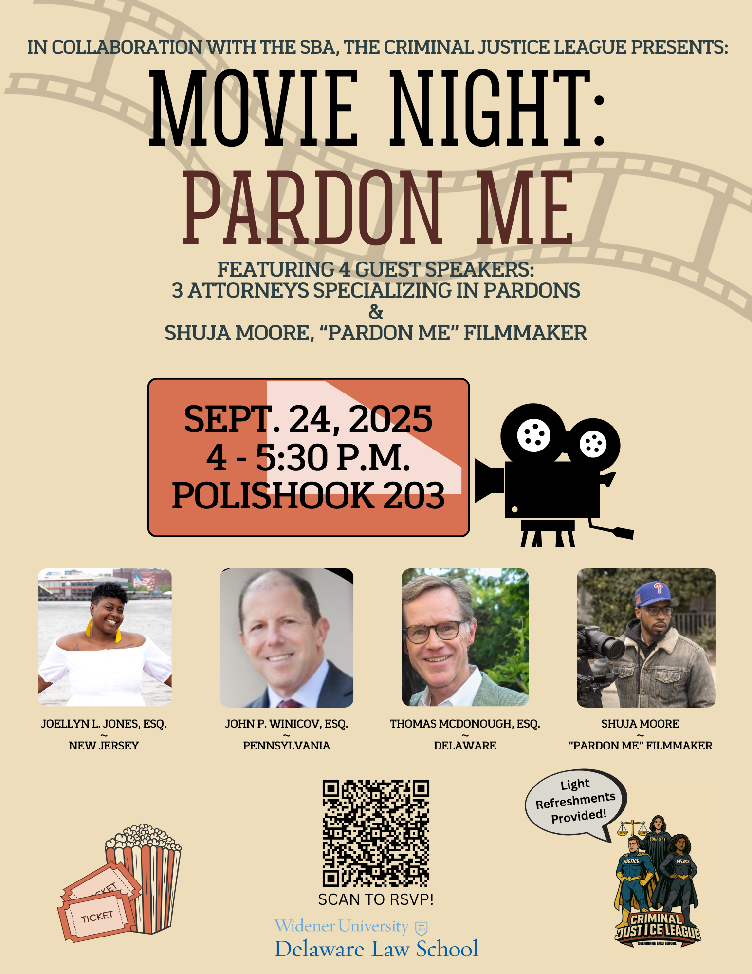 Movie Night: Pardon Me at Widener University Delaware Law School