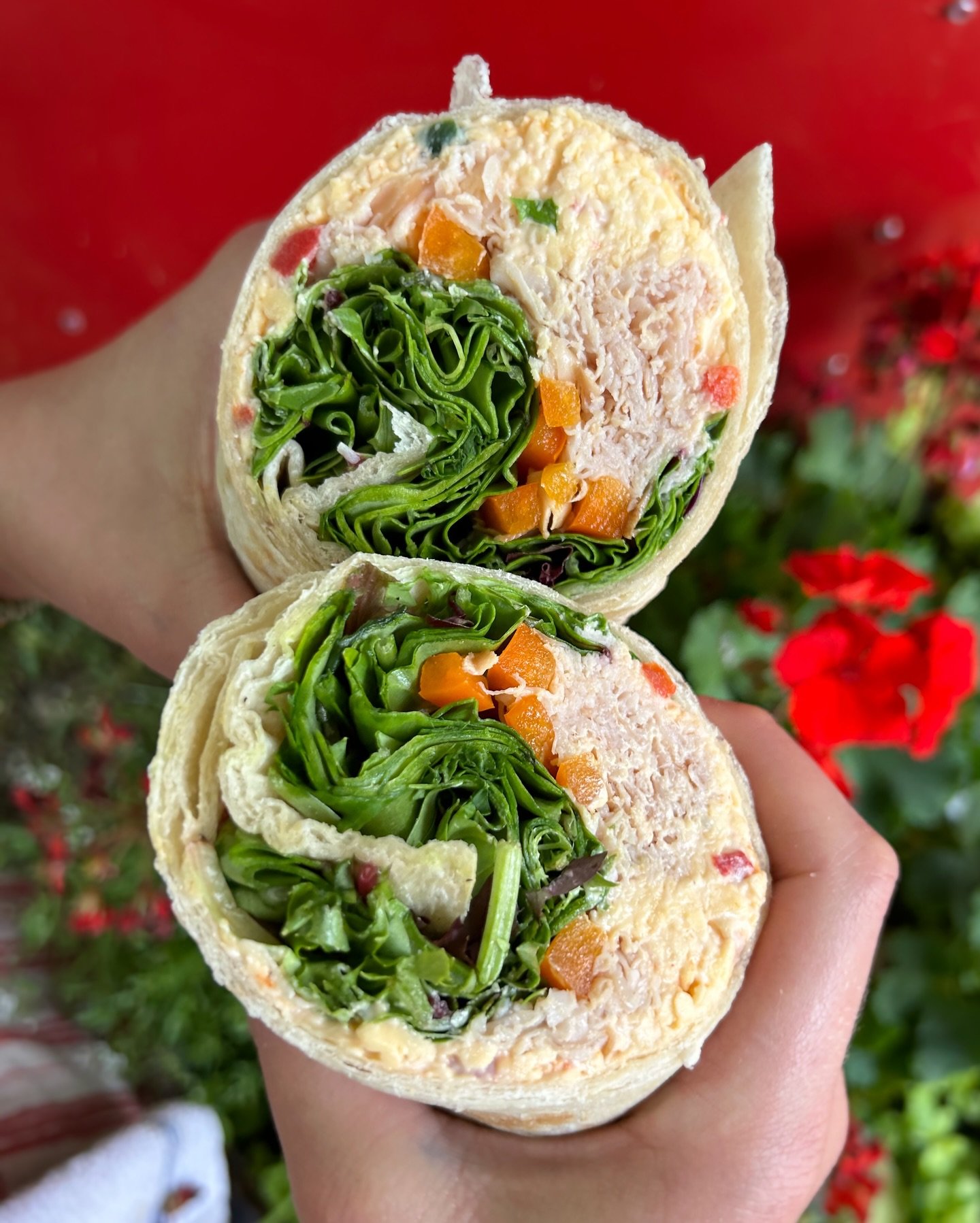 🥬 🍗 🧀 Pimento + Smoked Turkey Wrap 🥬 🍗 🧀 

The perfect lunch for a day on the river!