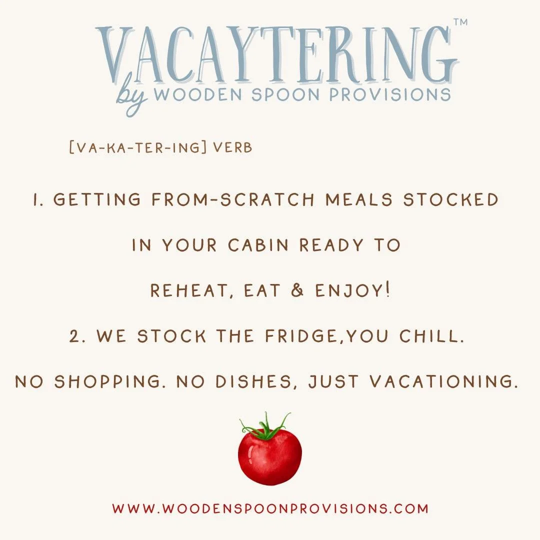🪻 Spring has sprung! Headed to the Upper Buffalo this season? Don&rsquo;t spend your vacation stuck in the kitchen, let Wooden Spoon Provisions do the cooking while you enjoy your time away.

👩&zwj;🍳 Visit our website, place your order &amp; let y