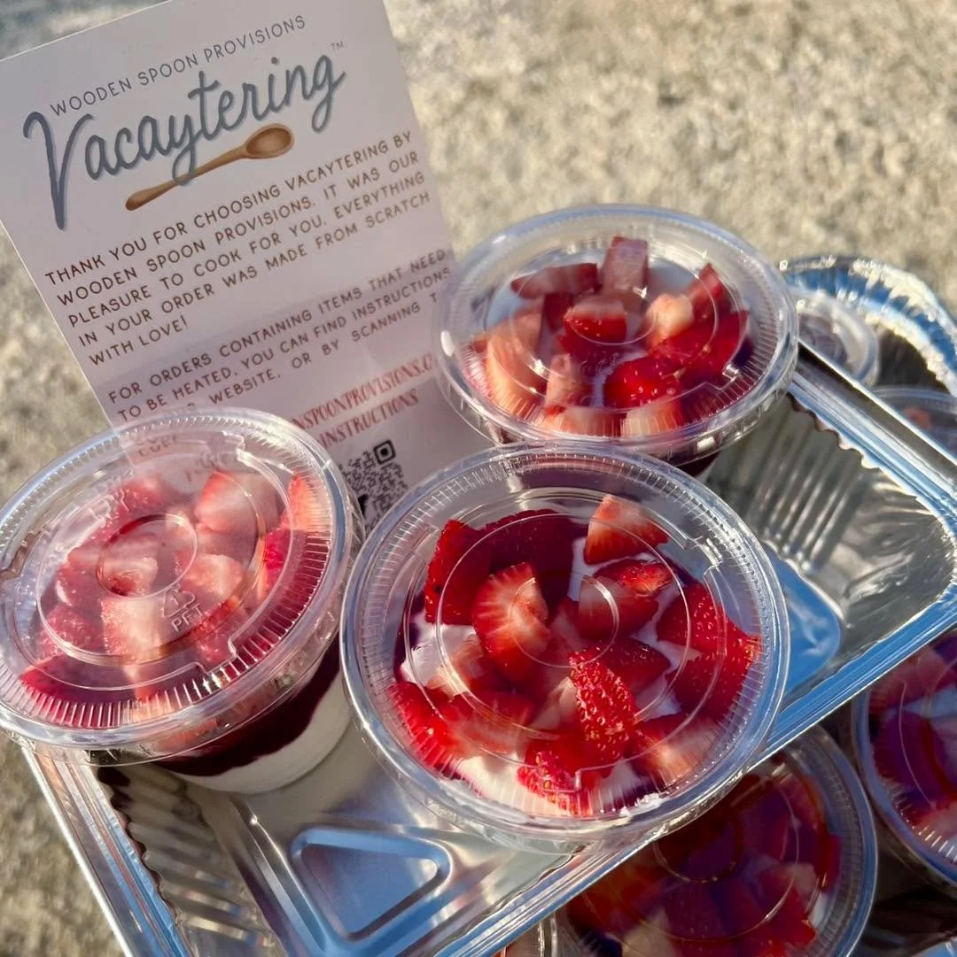 🍓 Early morning delivery! No shopping, no dishes, just vacationing.