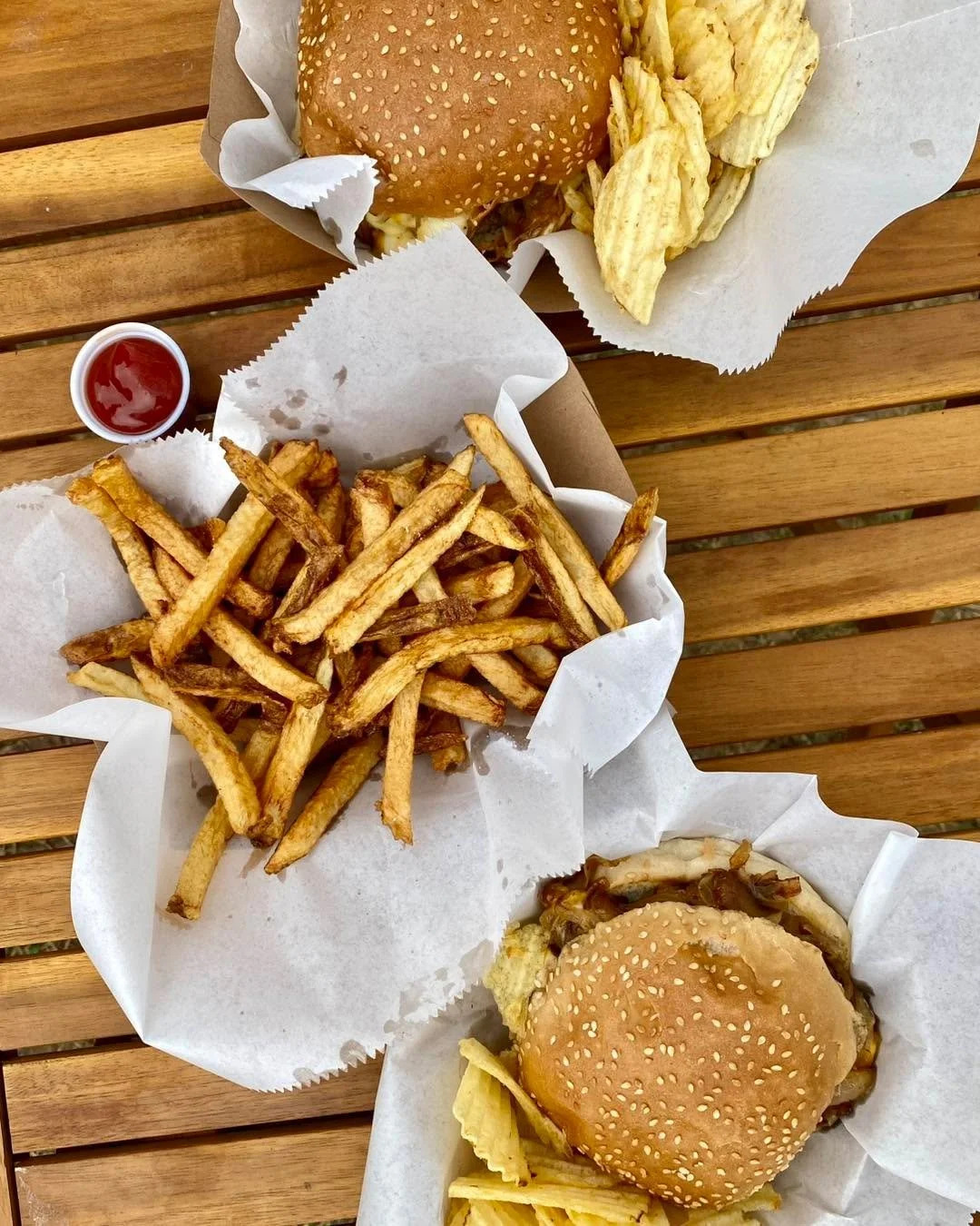 🍔 See y&rsquo;all tomorrow!! We&rsquo;ll be serving breakfast starting at 7am &amp; lunch starting at 11am!