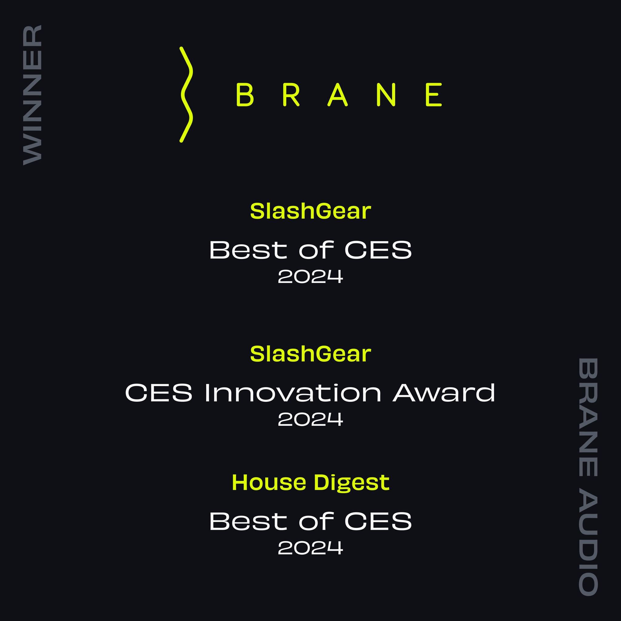 Grateful to @slashgear and @housedigestofficial for recognizing the Brane X in their Best of CES lists.

We have so much to tell you about @ces! Lots of people got to experience the Brane X for the first time, and we met with the most interesting jou