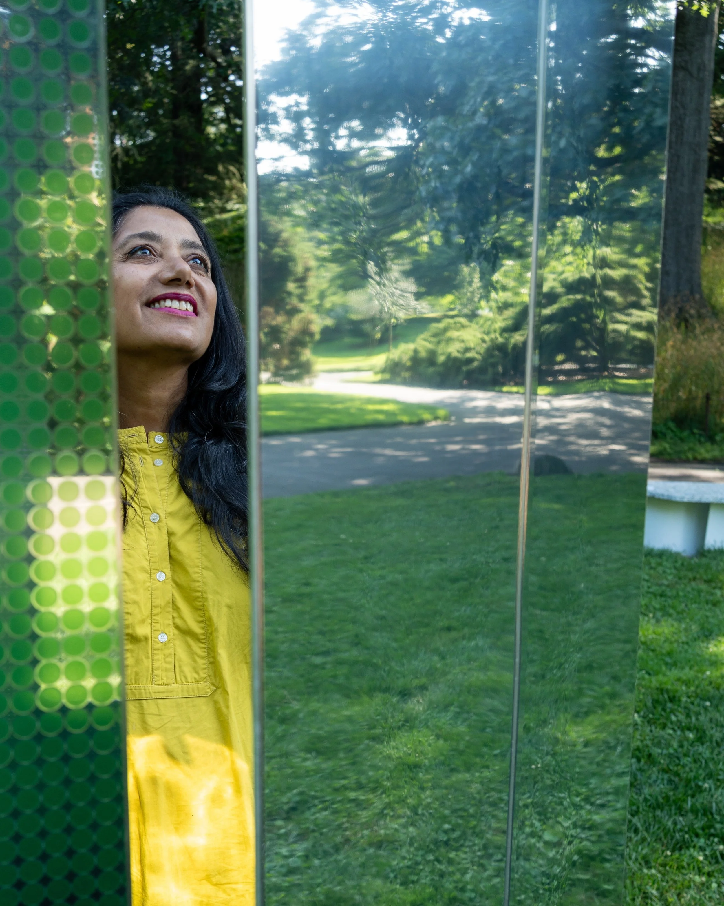 Suchi Reddy Installation "Turbulence 2025" at Brooklyn Botanical Garden
