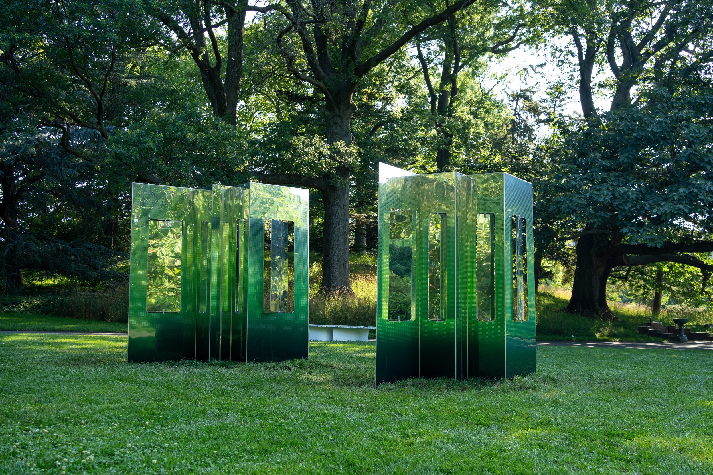 Suchi Reddy Installation "Turbulence 2025" at Brooklyn Botanical Garden
