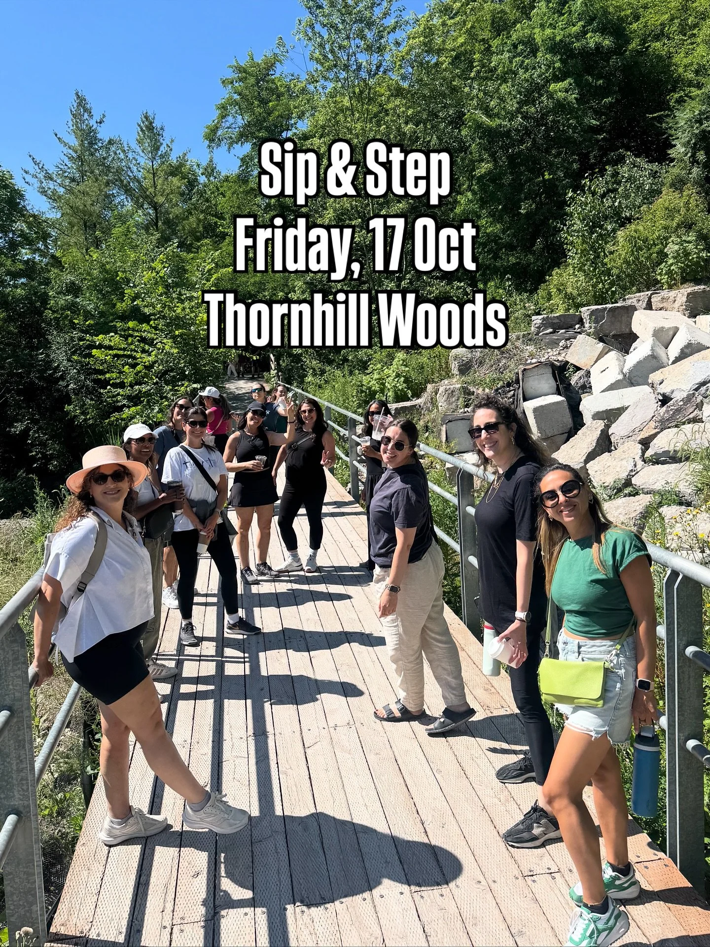 ☕️🏃&zwj;♀️ NEXT STOP: Thornhill Woods! 🌳 

Our monthly Sip &amp; Step is heading to my hood this time, and I can&rsquo;t wait to walk, talk, and sip with you. 😜

📍 Thornhill Woods (Meeting point is Starbucks)
📅 Friday, Oct 17
⏰ 9:45 - 11 AM

The