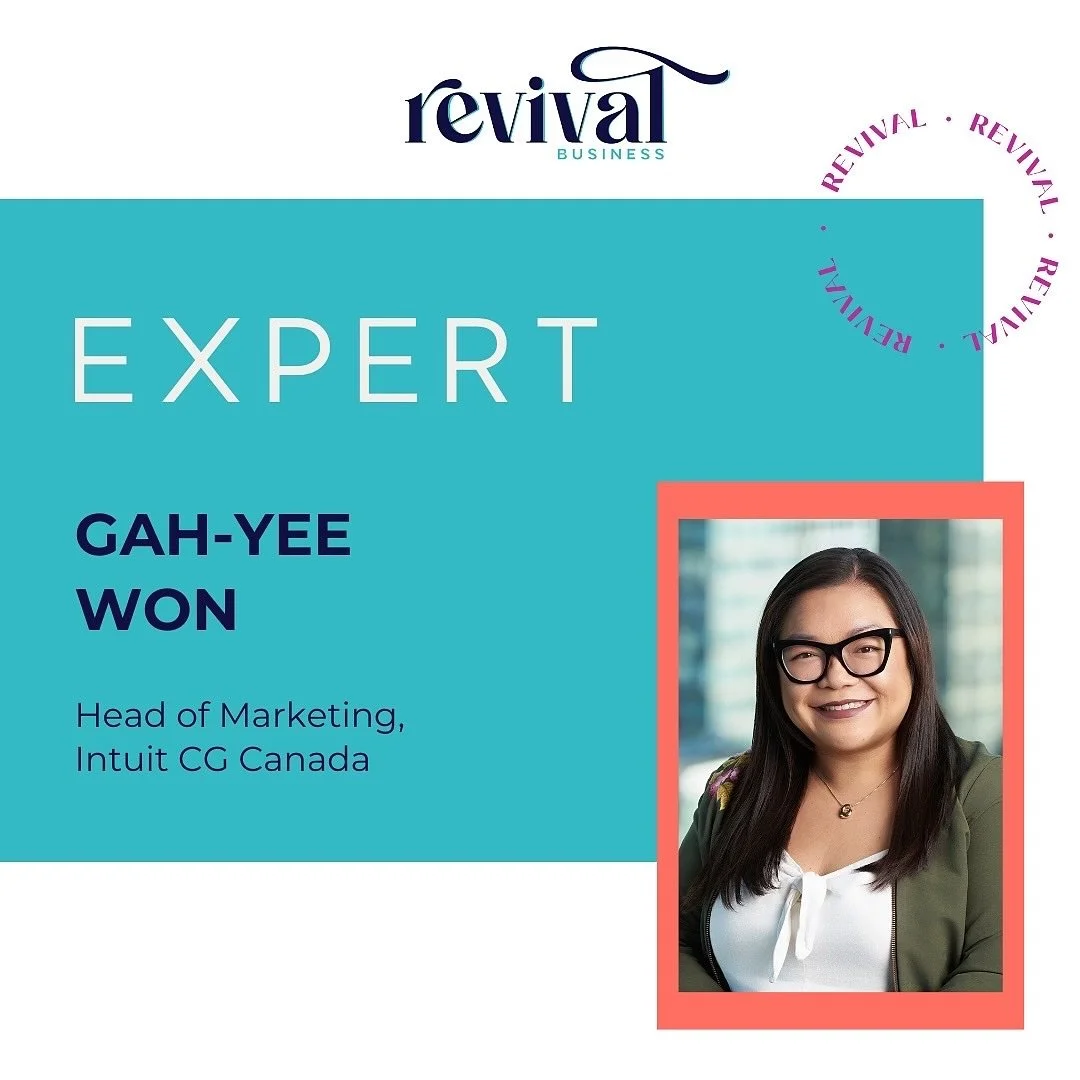 The Revival Business lineup is officially complete 🙌
Thanks to our newest sponsor, @turbotaxcanada , we&rsquo;re welcoming two powerhouse leaders to the stage:

💰 Gah-Yee Won - Head of Marketing, Intuit CB Canada (@turbotaxcanada ) 

A trailblazer 