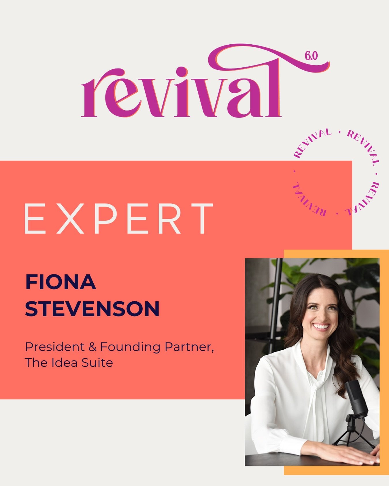 Sometimes I meet people, and I&rsquo;m drawn to them instantly. This was my experience meeting @fionastevenson at @forwardtogether_ca ✨

Fiona is an innovation strategist, 3x bestselling author, CEO of the Idea Suite, and one of our incredible REVIVA