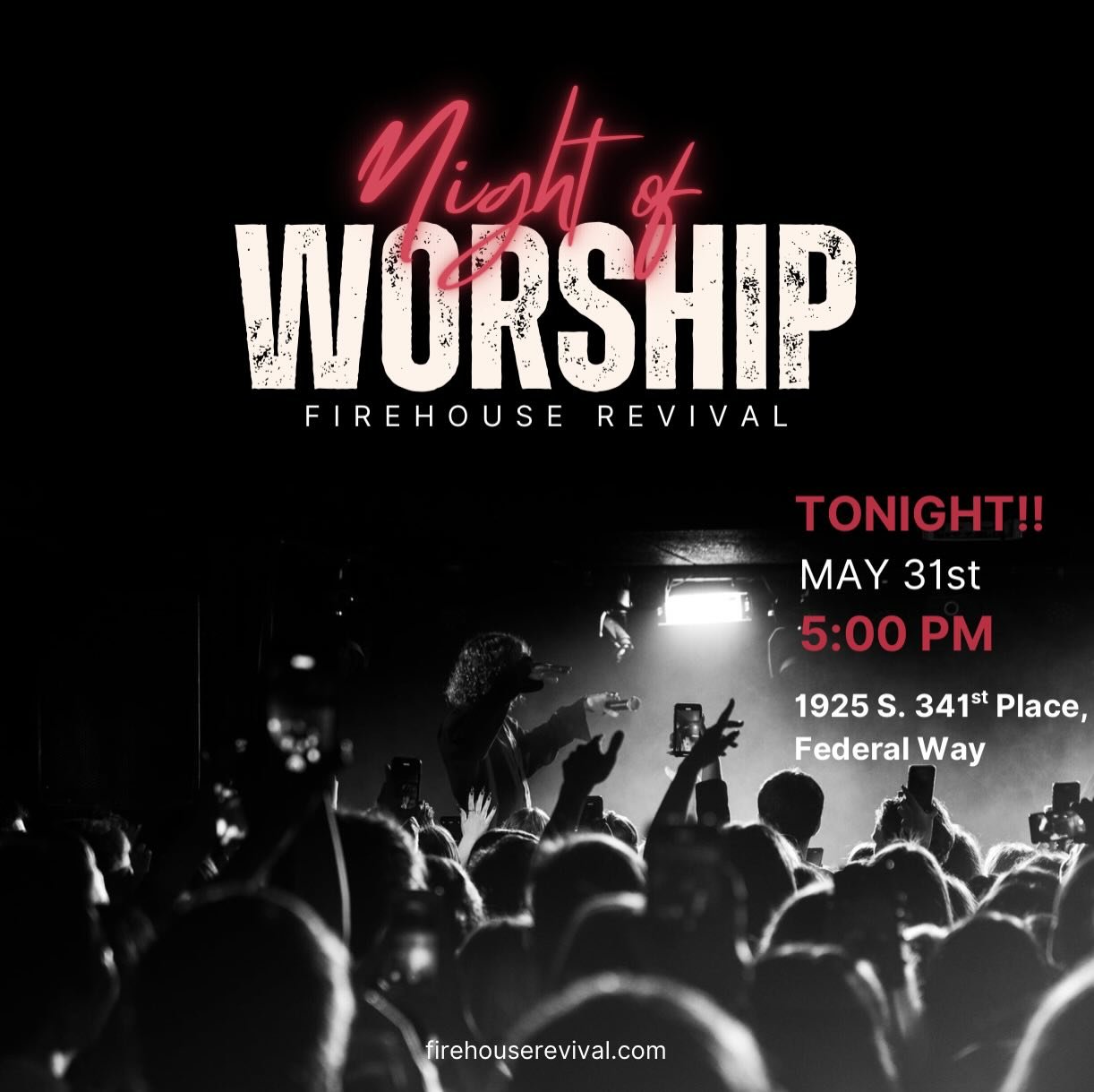WORSHIP NIGHT TONIGHT!
There is nothing more healing, refreshing, and strengthening than spending time in the Presence of Jesus.

Come and let&rsquo;s seek His heart together and learn of Him. It&rsquo;s going to be a glorious night!

Please invite s