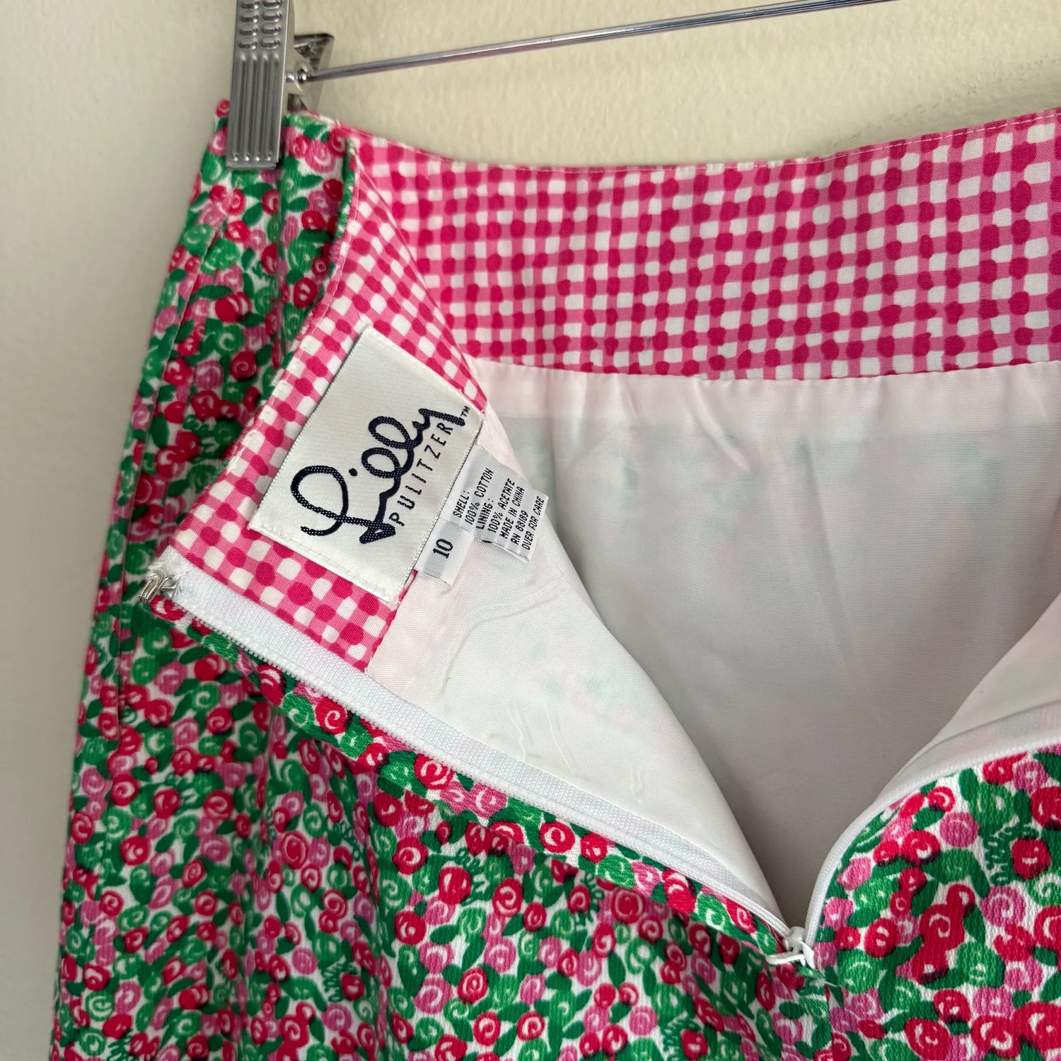 Jupe Lilly Pulitzer Kristy - Taille 4 - Motif Escargot Vert - Neuf Avec étiquettes