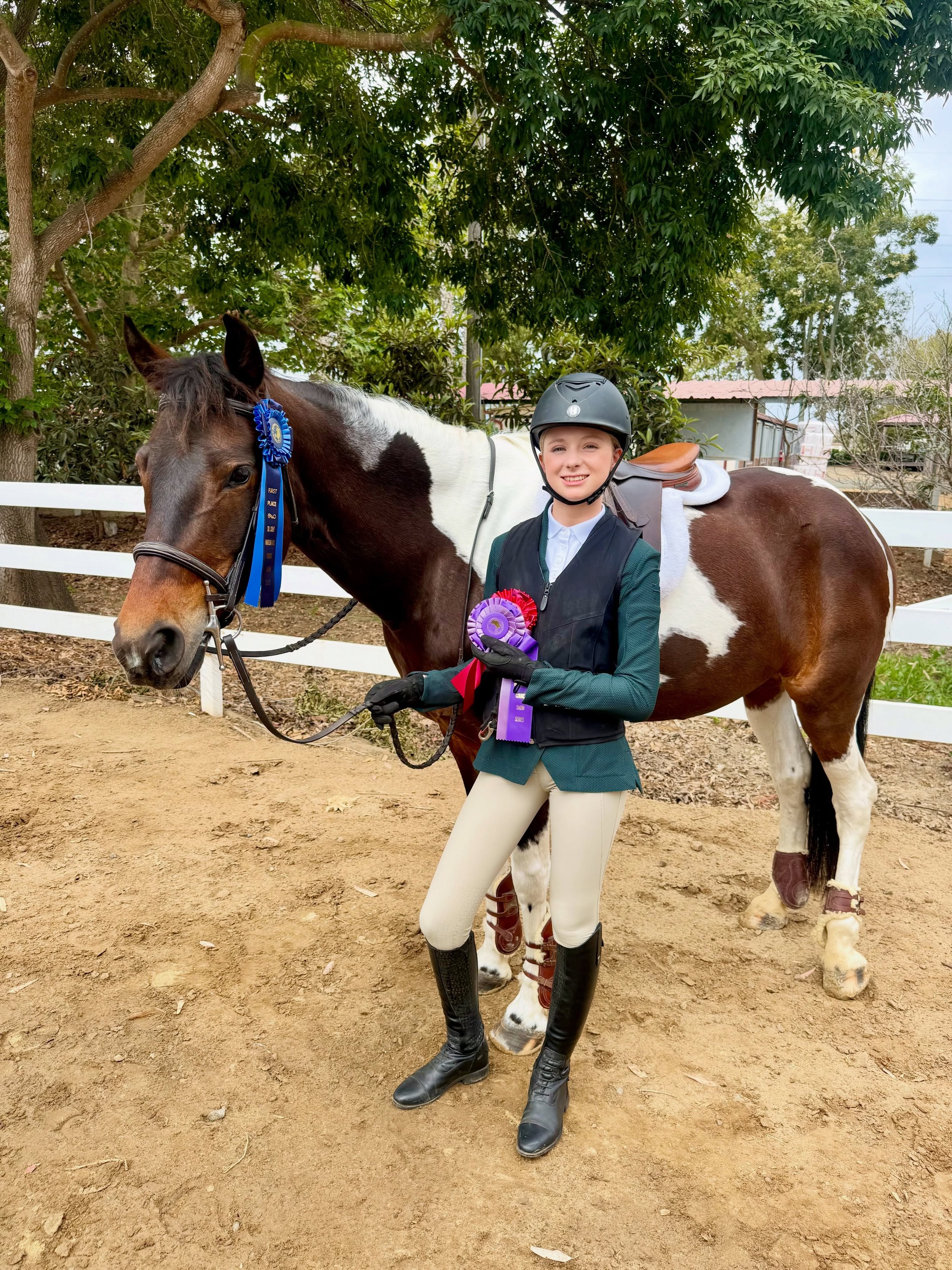 Not bad for a former western horse stepping into the hunter/jumper world for only her second horse show ever. 🤍

Addy and Dolly have worked so incredibly hard together this past year, and this weekend was such a special reminder that consistency, pa