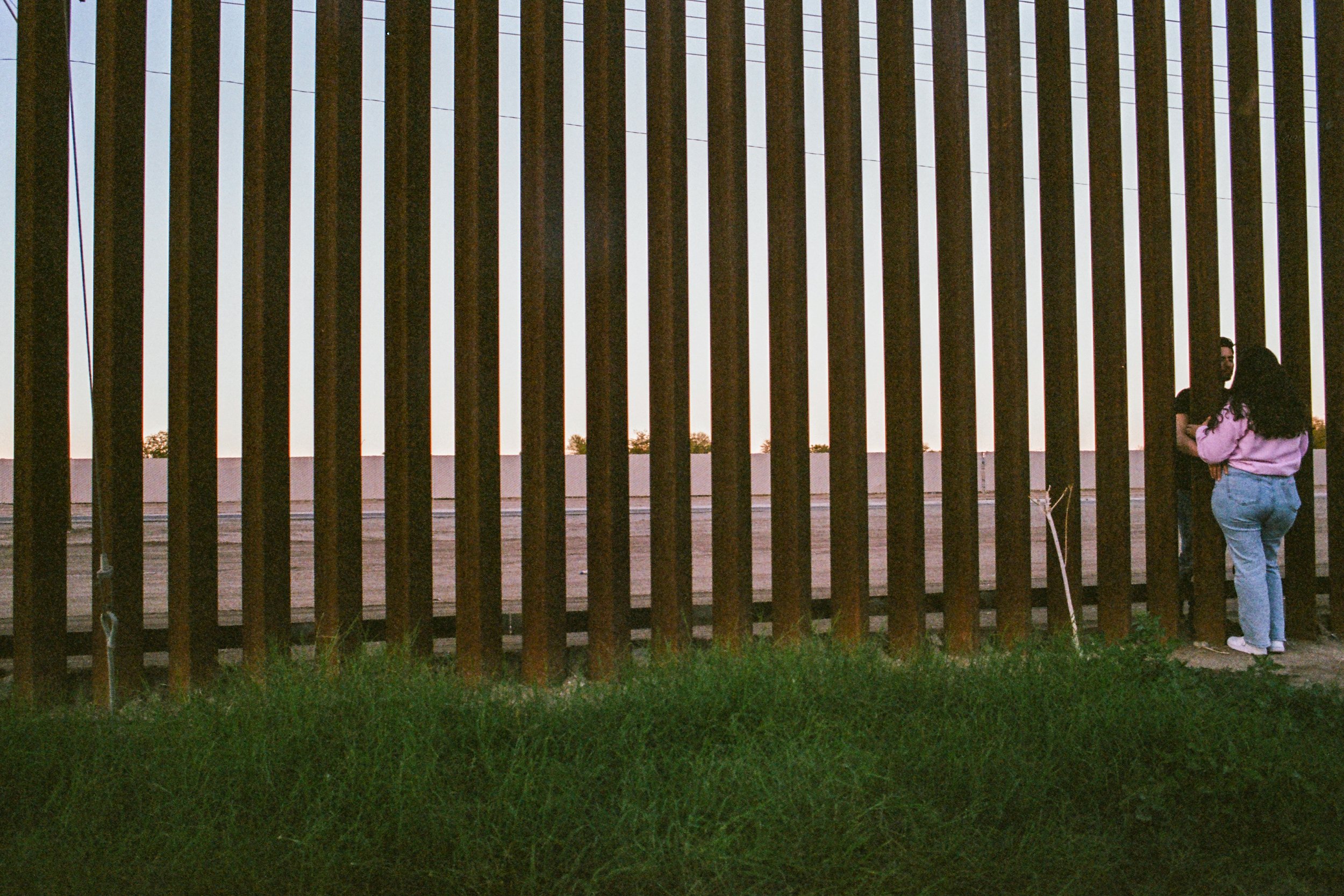 "through the border", (shot on the Mexicali side of the Mexican-United States border wall), 2022