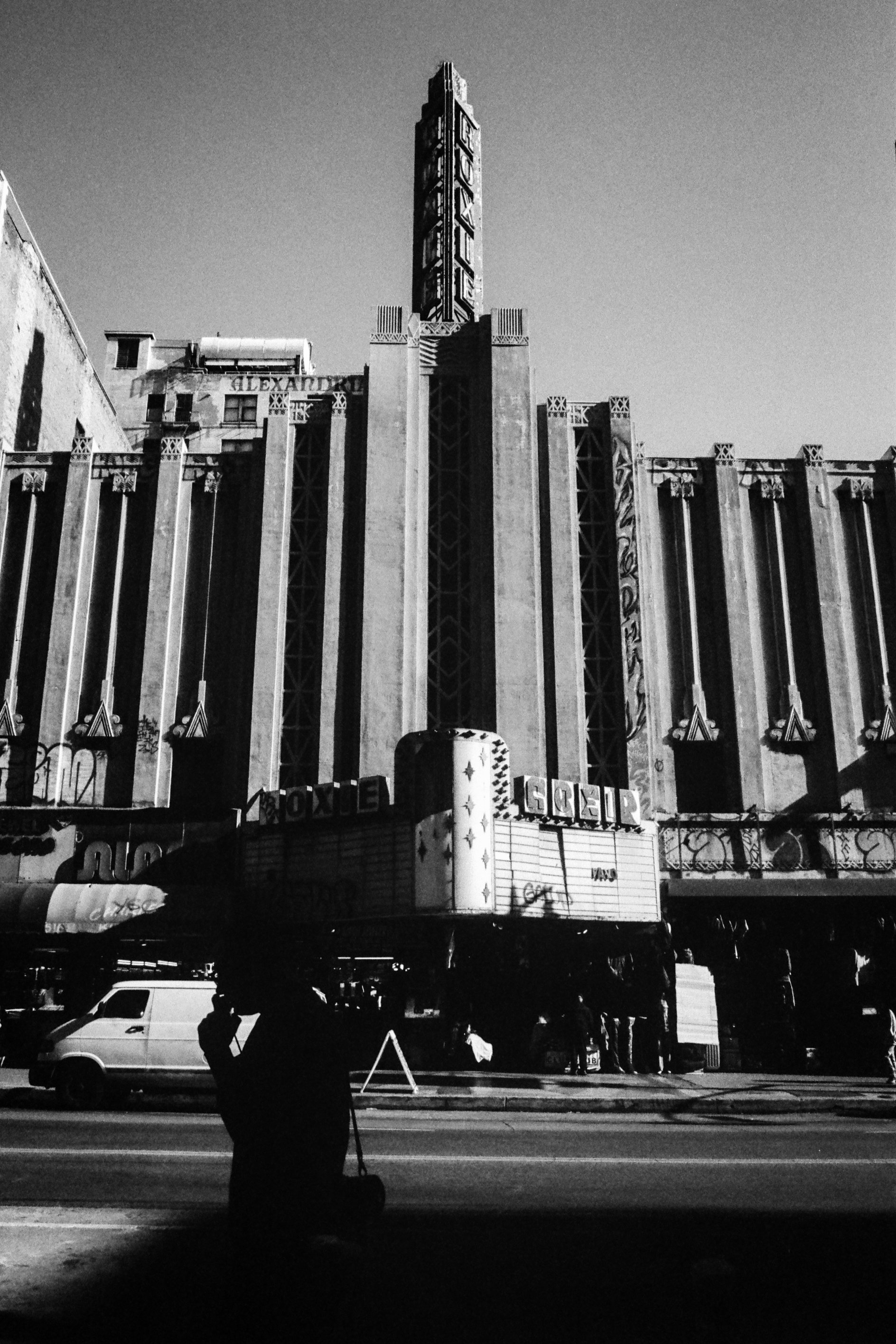 Roxie Theatre, Broadway Downtown Los Angeles, 2021