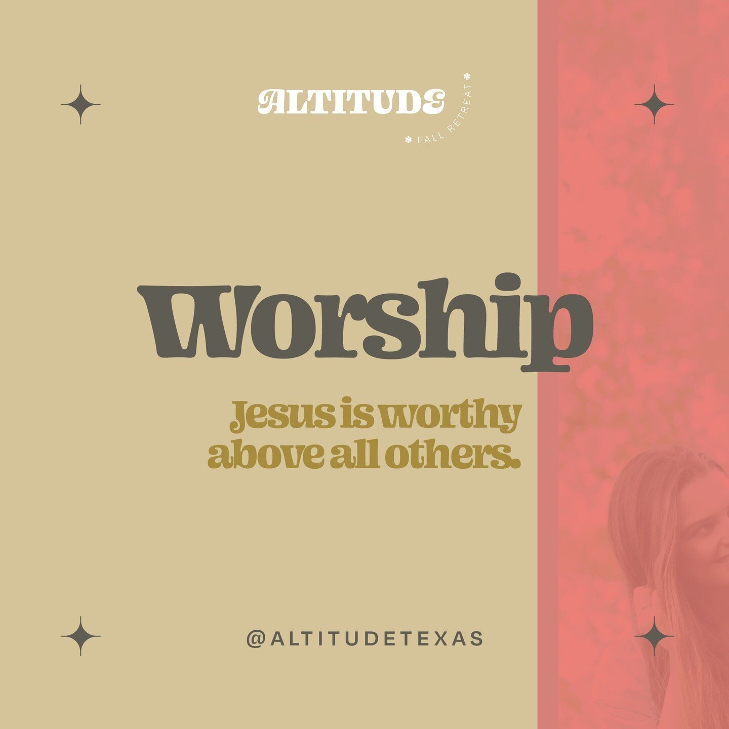 🎼 Are you ready to WORSHIP???

What is Altitude Fall Retreat? At Altitude college students from Chi Alpha groups across North Texas gather for CELEBRATION, GROWTH, and WORSHIP. Let&rsquo;s talk about why we value each one over the next few days!

WO