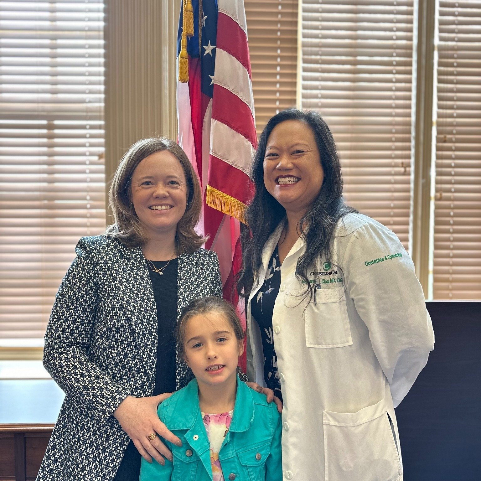 This past Thursday was a double feature! Ellen joined for Take Your Child to Work Day and I hosted Women's Caucus with co-chair Representative Cyndie Romer where we welcomed guests who spoke about the need for more statewide investments in women's he