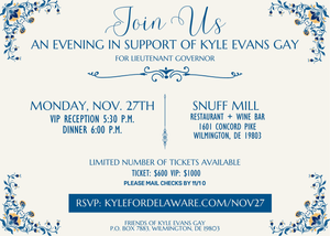 Snuff Mill — Kyle Evans Gay for Lt. Gov