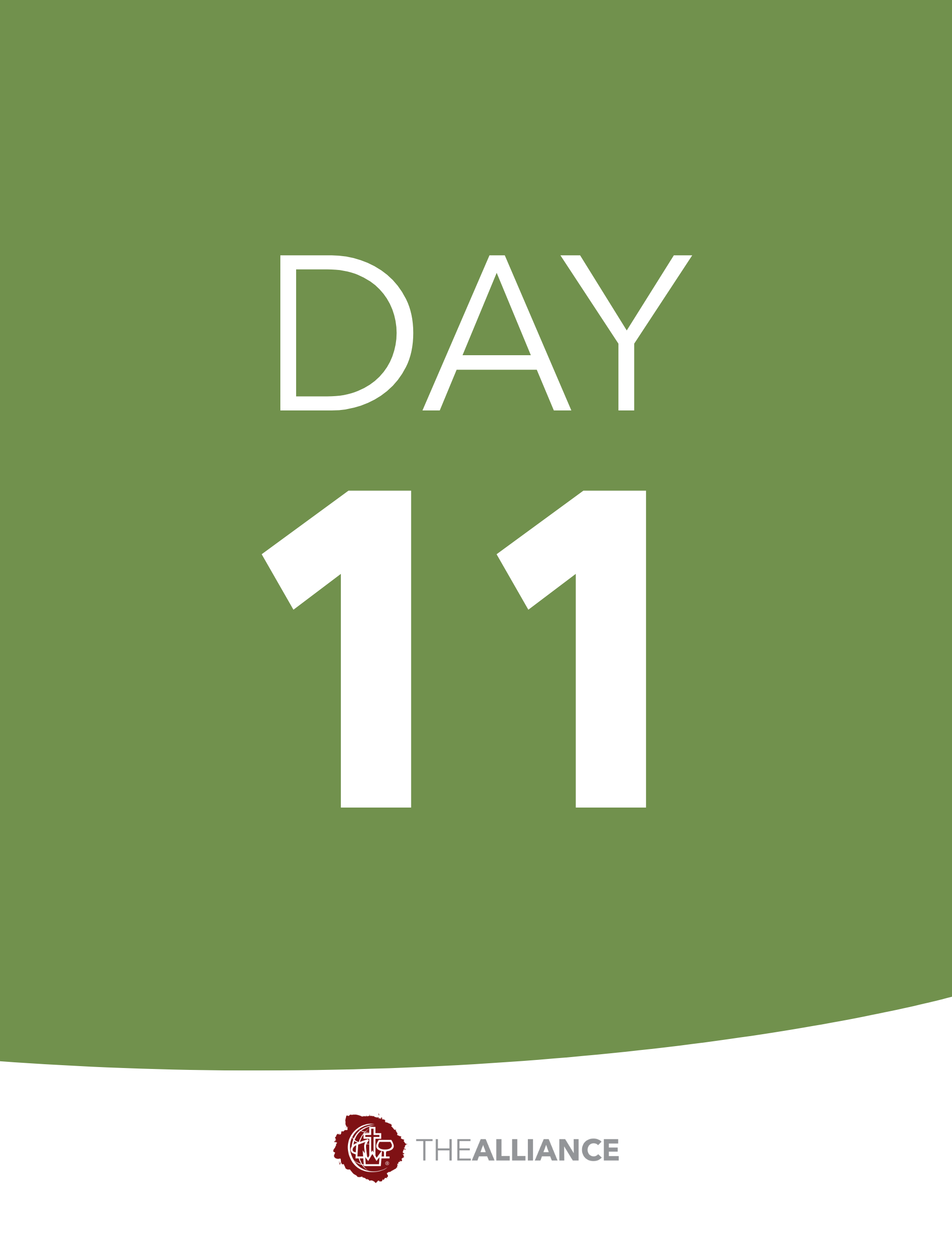 Day 11: Sanctified to Bear Witness