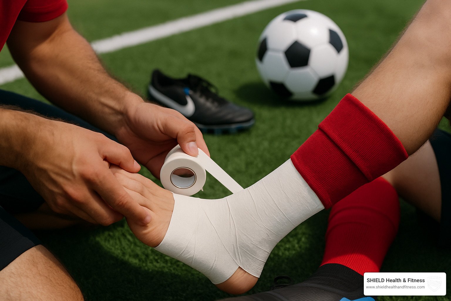Wrap It Like Ronaldo: How to Tape Ankles for Soccer