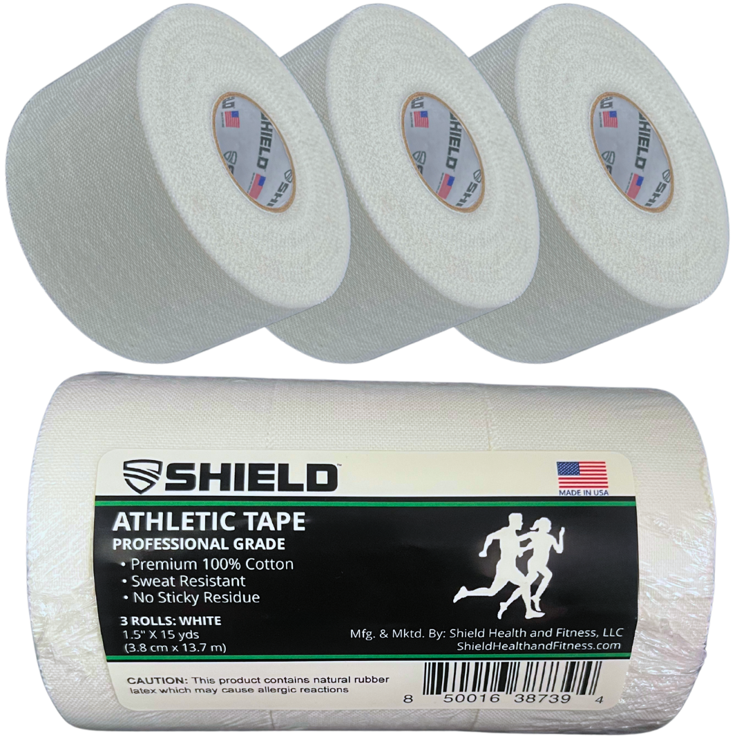 SHIELD Athletic Tape 1.5" x 15yds 3pk (Case of 18)