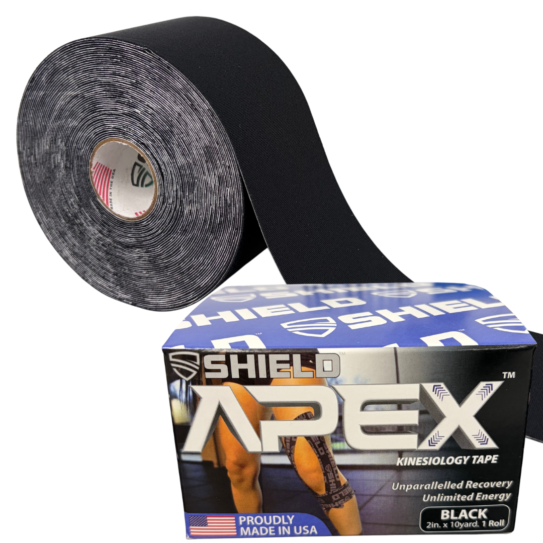 SHIELD Apex Pro-Grade Kinesiology Tape Roll (2" x 10yds)