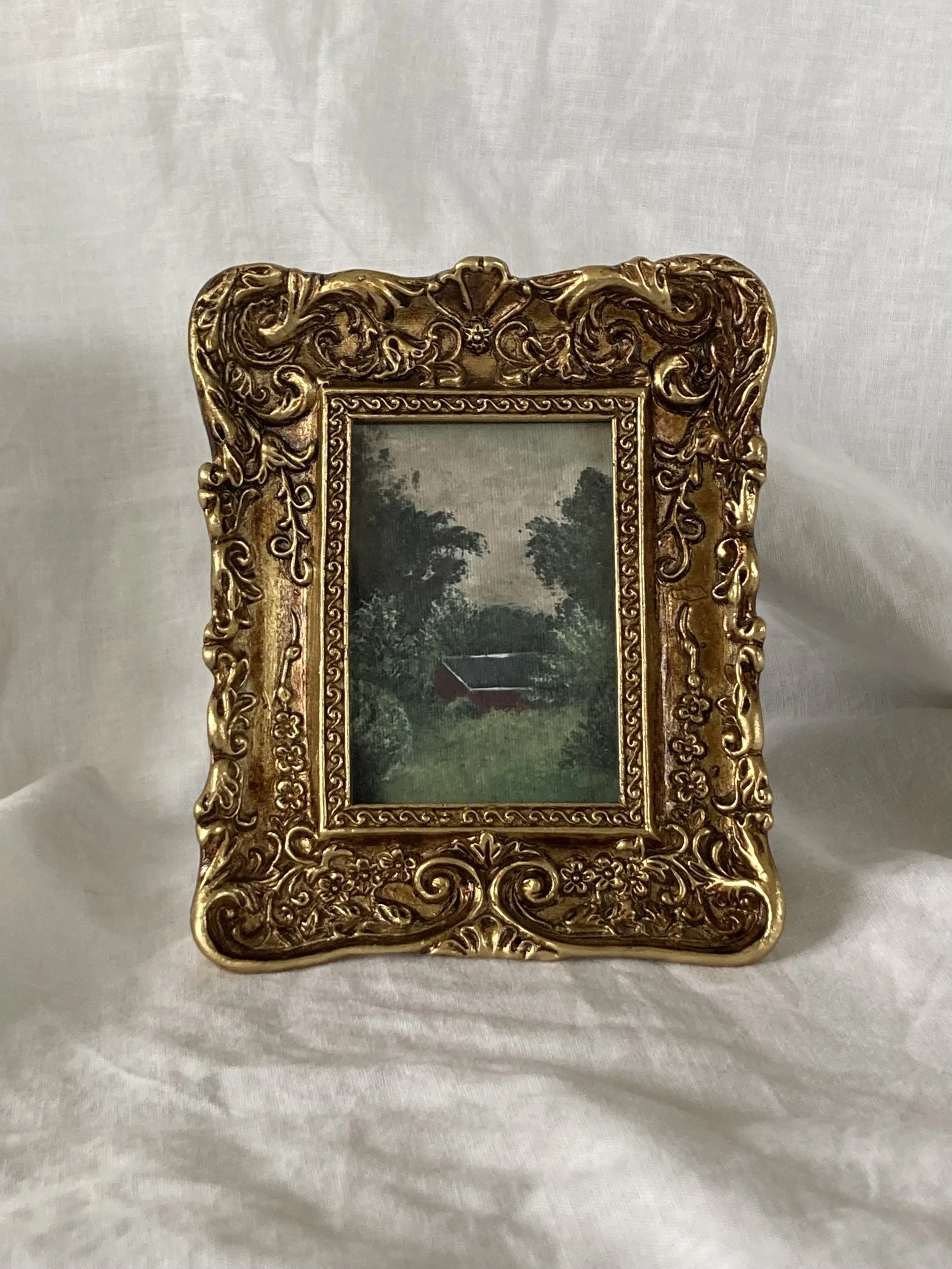 Red House - ornate framed print