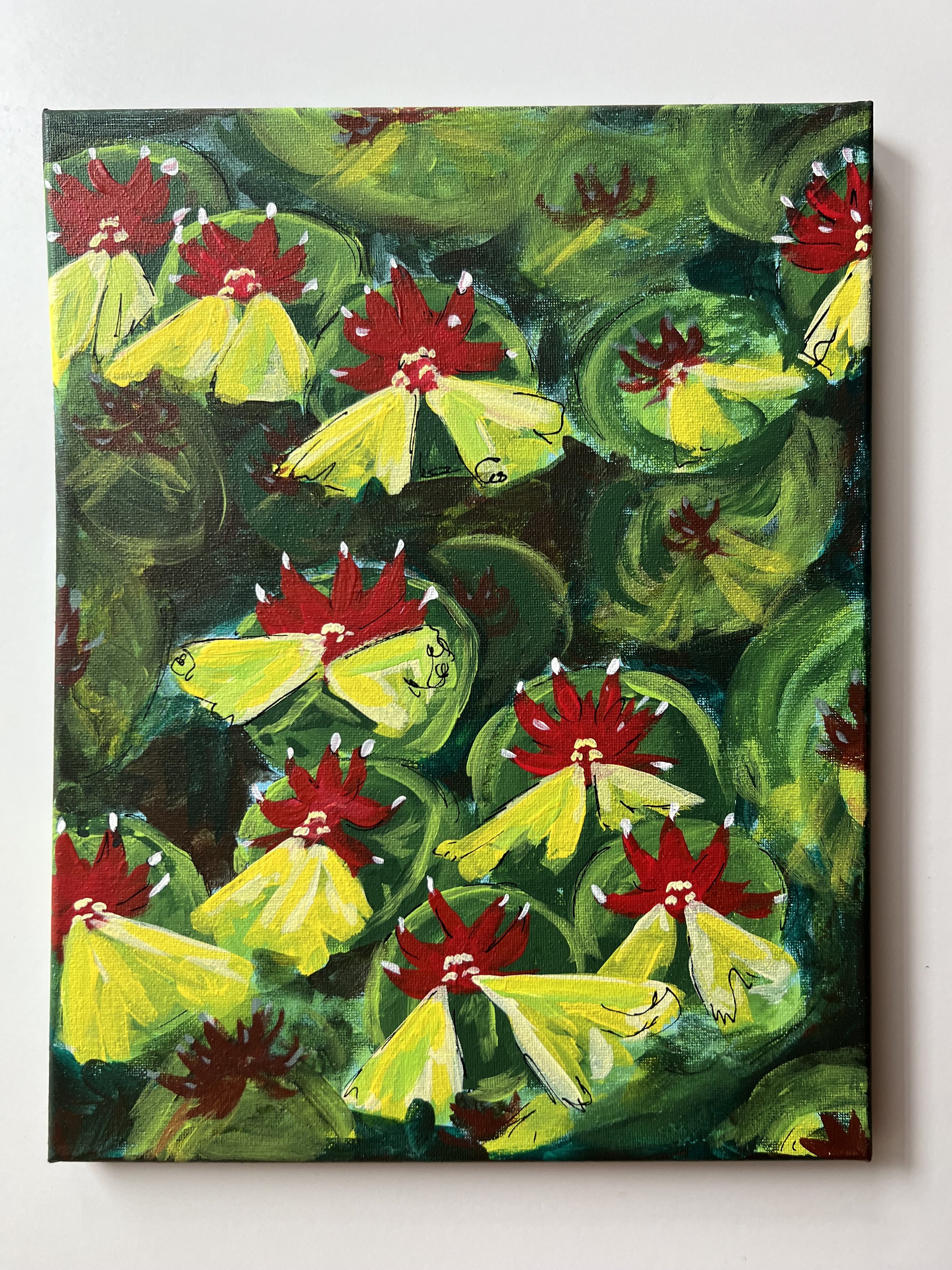 I Bite Back.
Acrylic on Canvas