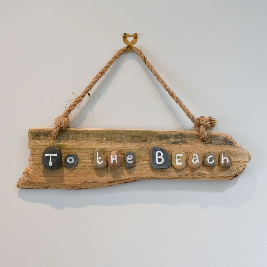 The beach is calling... put your phone down, get your togs on, feel the sand between your toes and dive into the deep blue sea. Failing that get yourselves one of these signs to remind you to book that well deserved trip to Devon 😉