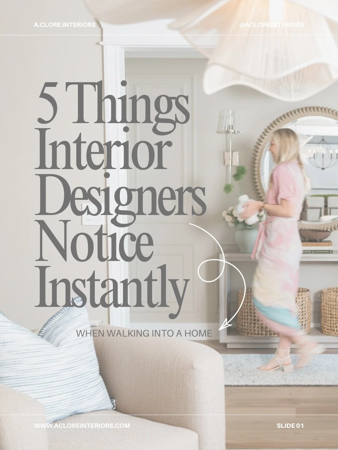Great design isn&rsquo;t guessing. It&rsquo;s noticing.

After 20+ years in the industry, there are things my brain automatically scans the moment I walk into a home look&hellip;

🫣ceiling height, 
🫣lighting layers, 
🫣furniture scale, 
🫣materials