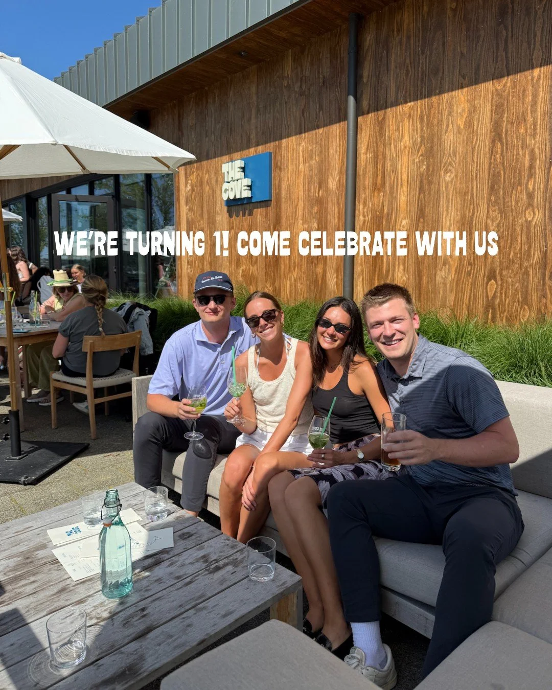 Our ONE year anni weekend starts Friday! We're here because of all of YOU. Come celebrate with us. 🥂