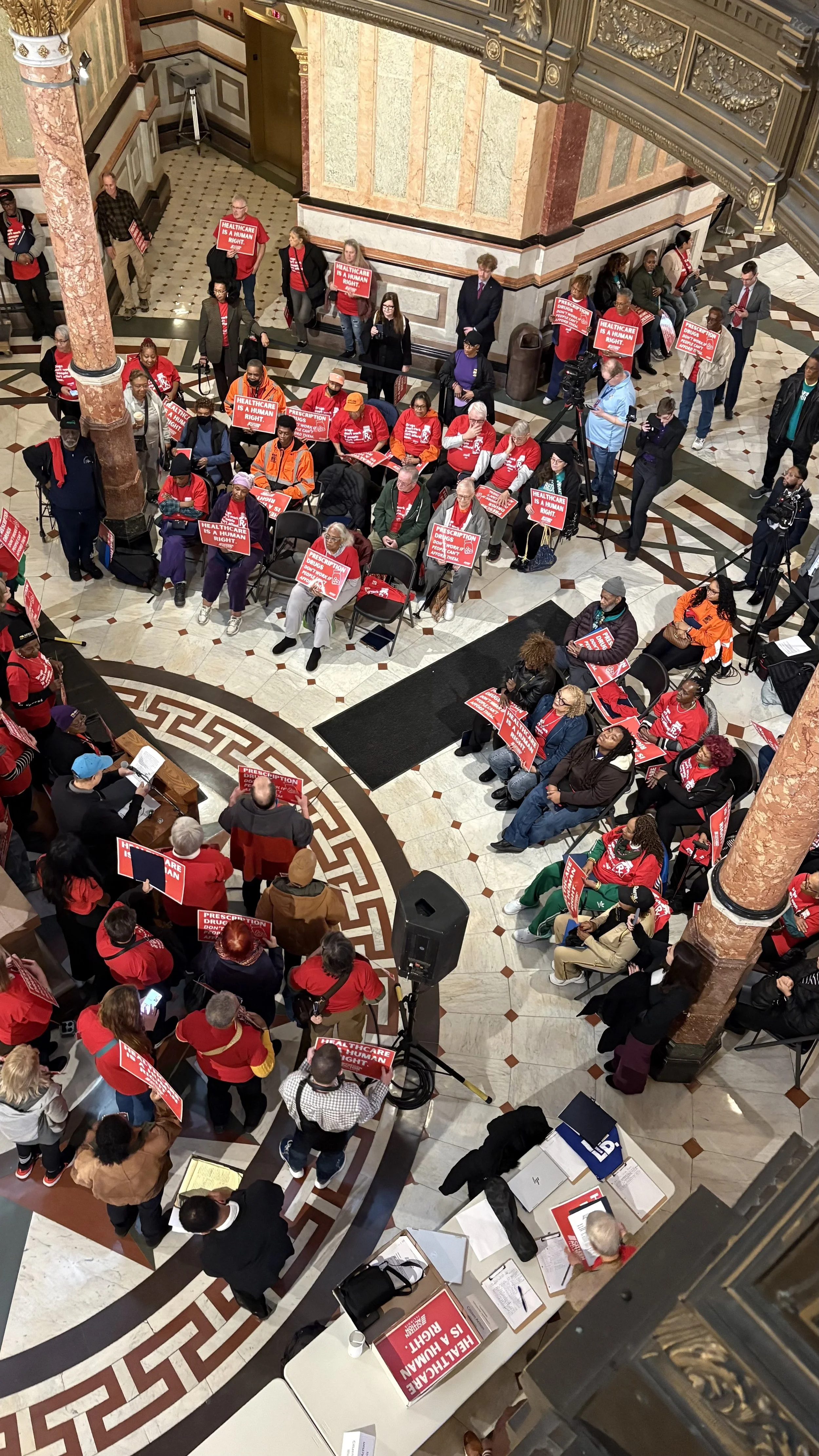 Advocates for fully funded education, affordable medication hit Capitol for Lobby Day