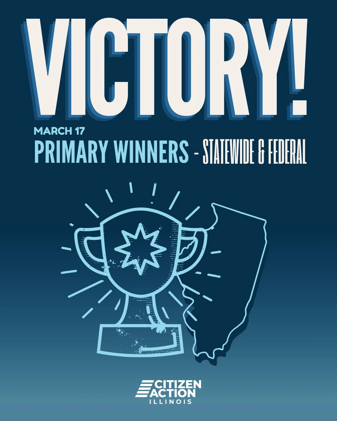 Congrats to our endorsed primary winners in their statewide and federal races!