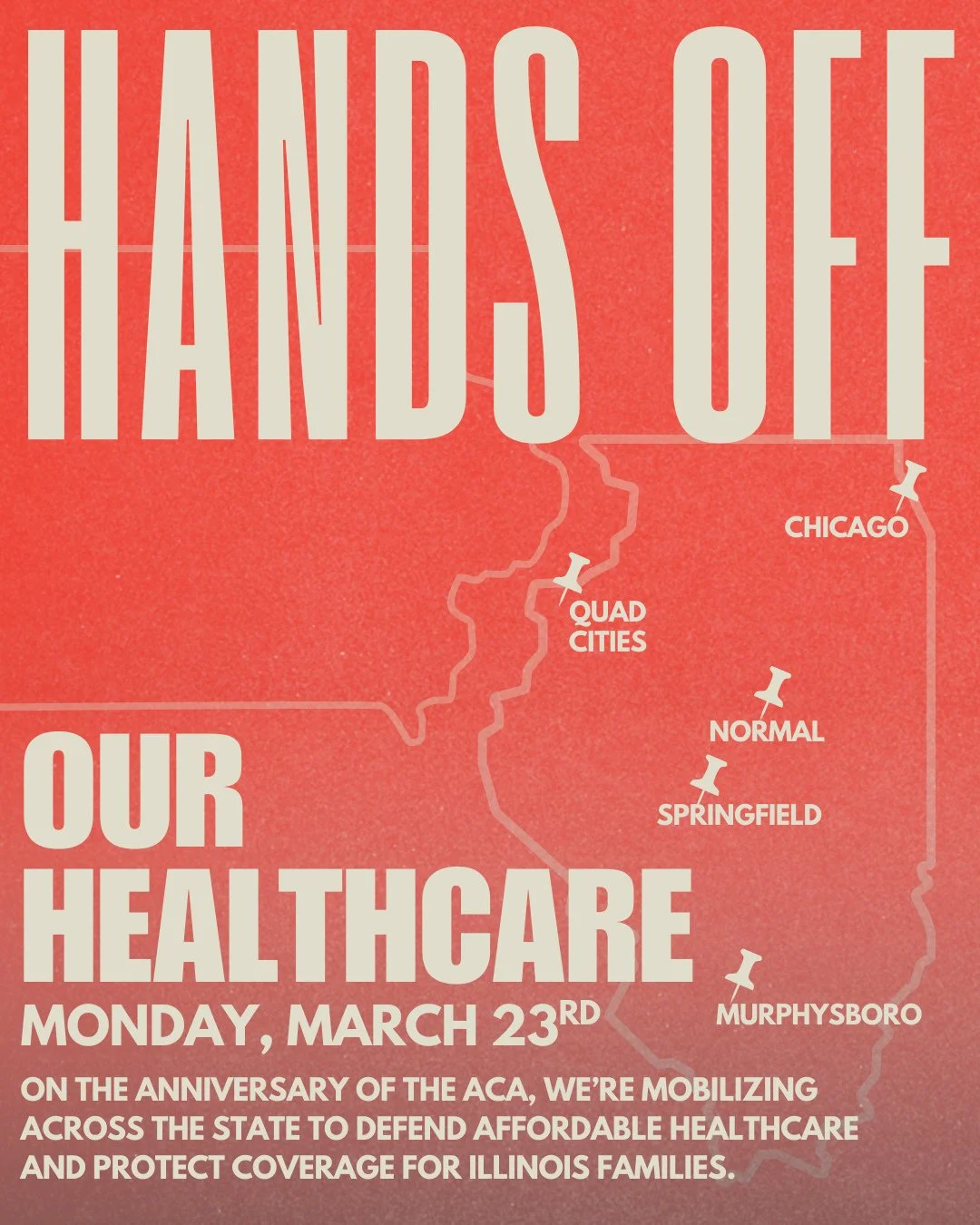 On March 23, the Affordable Care Act turns 16 &mdash; and we&rsquo;re marking the anniversary with 5 events across Illinois to defend affordable healthcare.⁠
⁠
Since 2010, the ACA has helped millions get covered, protected people with pre-existing co