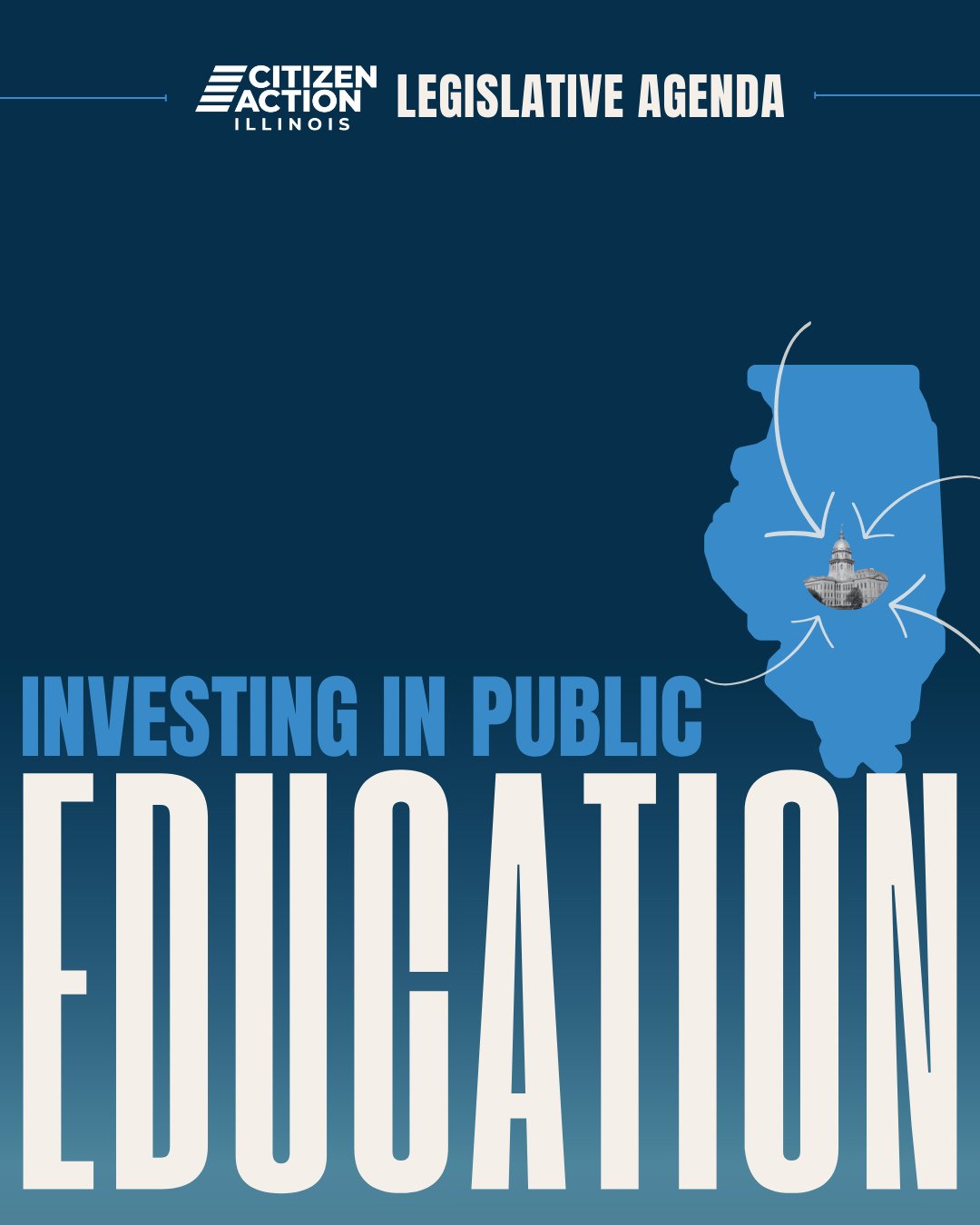 We believe every child deserves access to a strong, well-funded public education. Swipe to view the public education bills on our 2026 Legislative Agenda this session in Springfield!⁠
⁠
We&rsquo;re fighting for policies that ensure every student in I