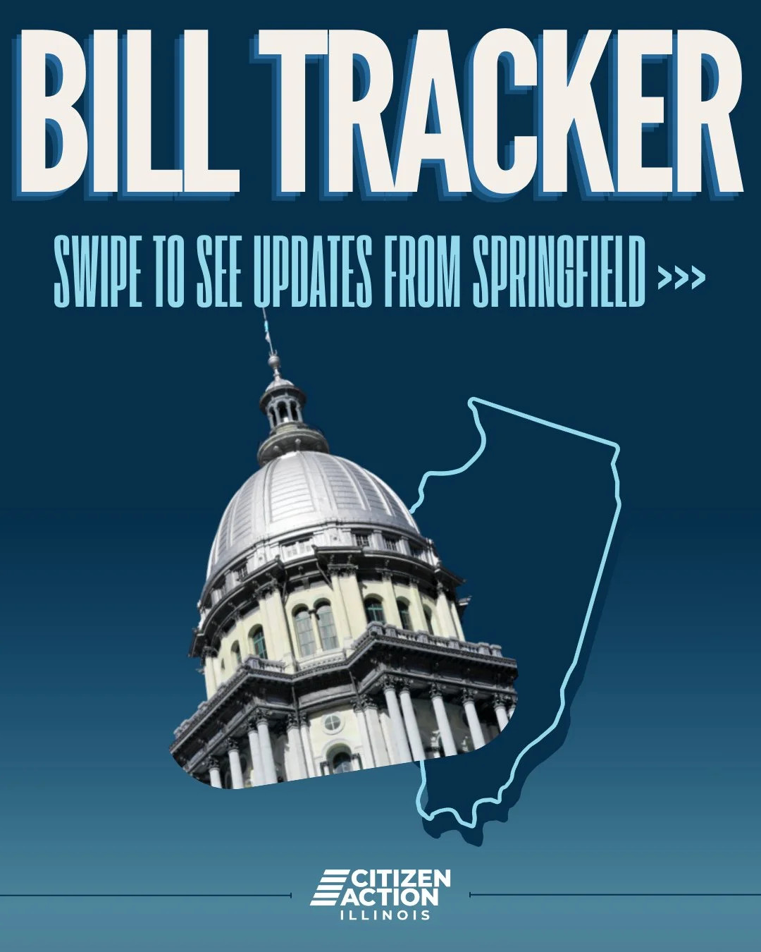 Weekly Bill Tracker! 🚨⁠
⁠
Swipe to see the latest update on bills from our legislative agenda that are moving forward in Springfield!