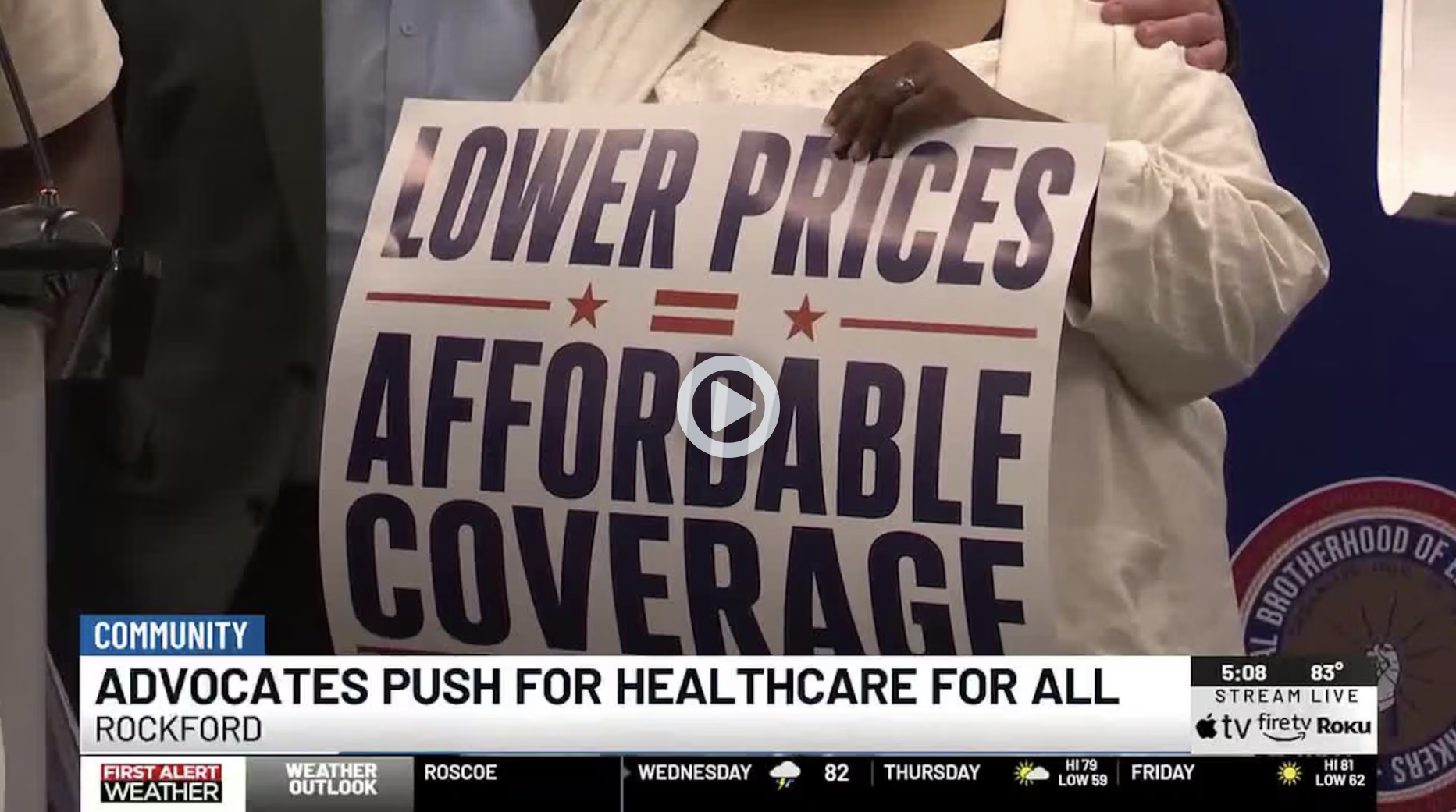 Rockford advocates push for healthcare for all