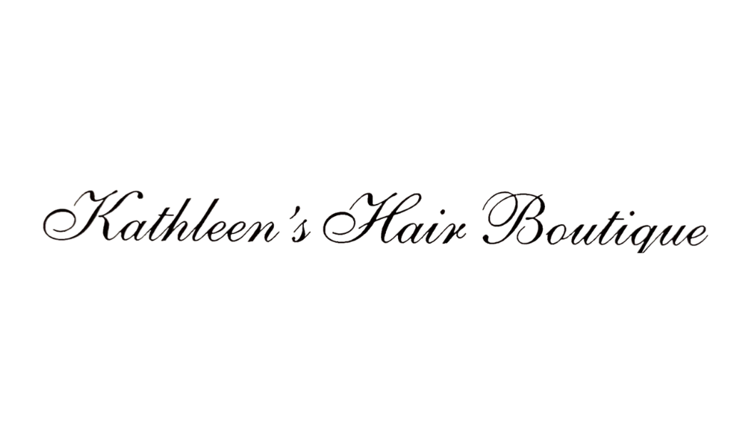 Logo for Kathleen's Hair Boutique in elegant black script.
