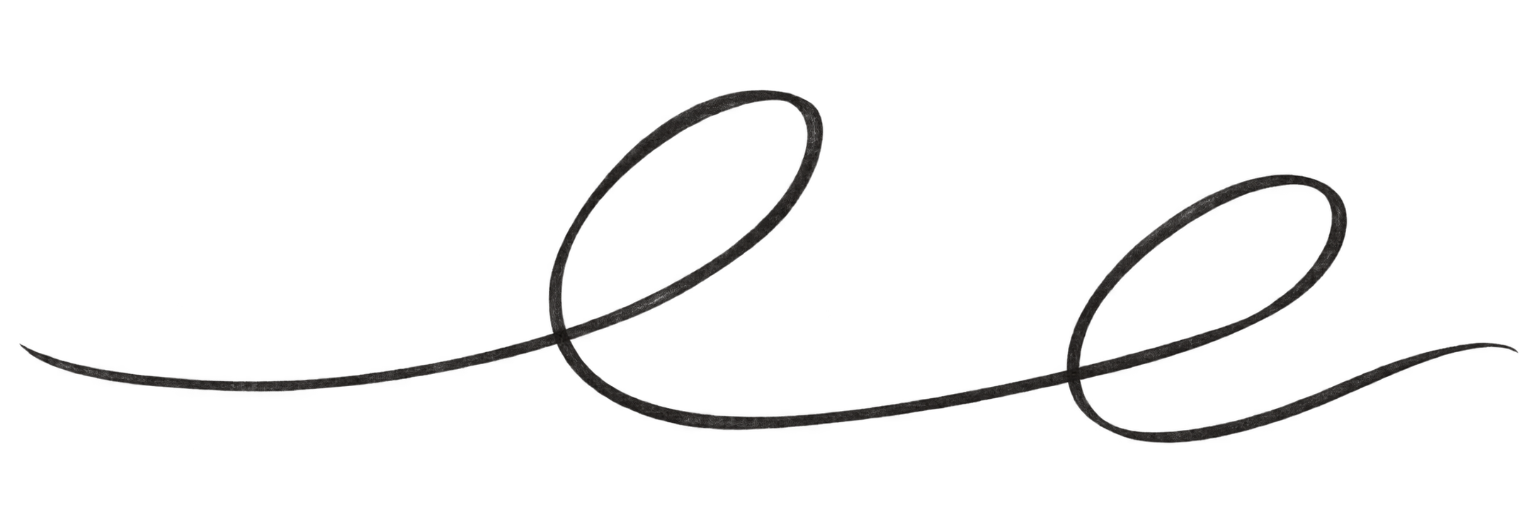 Elegant black cursive script spelling the word 'Love.'