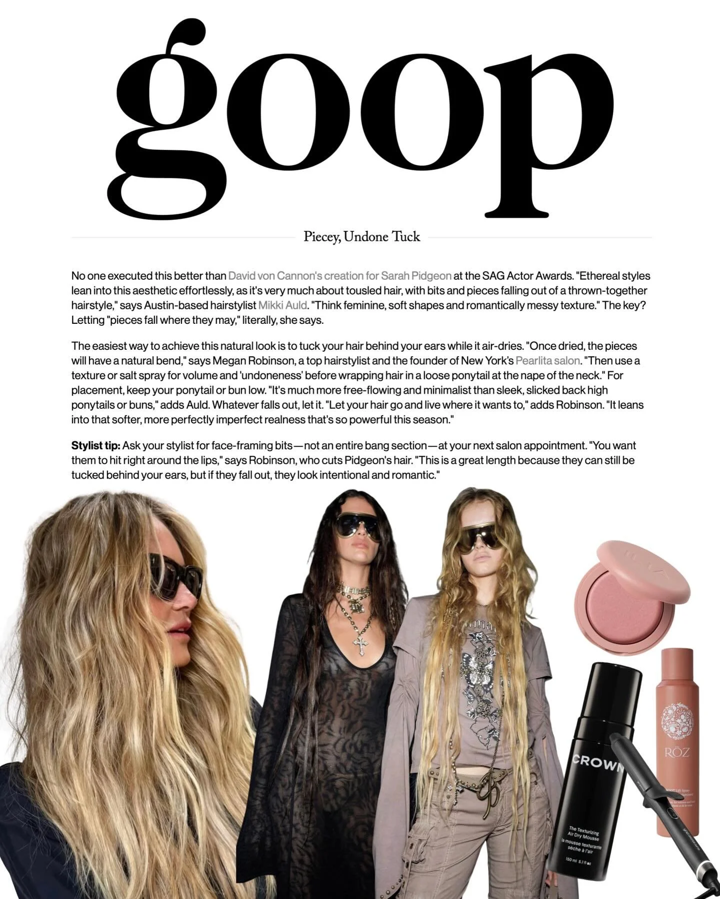 Mom, I&rsquo;m in @goop 💅 

#mikkiauldhair #austinbesthair #austinhairstylist #austinbalayage #austincolorist 

*images found via Pinterest
