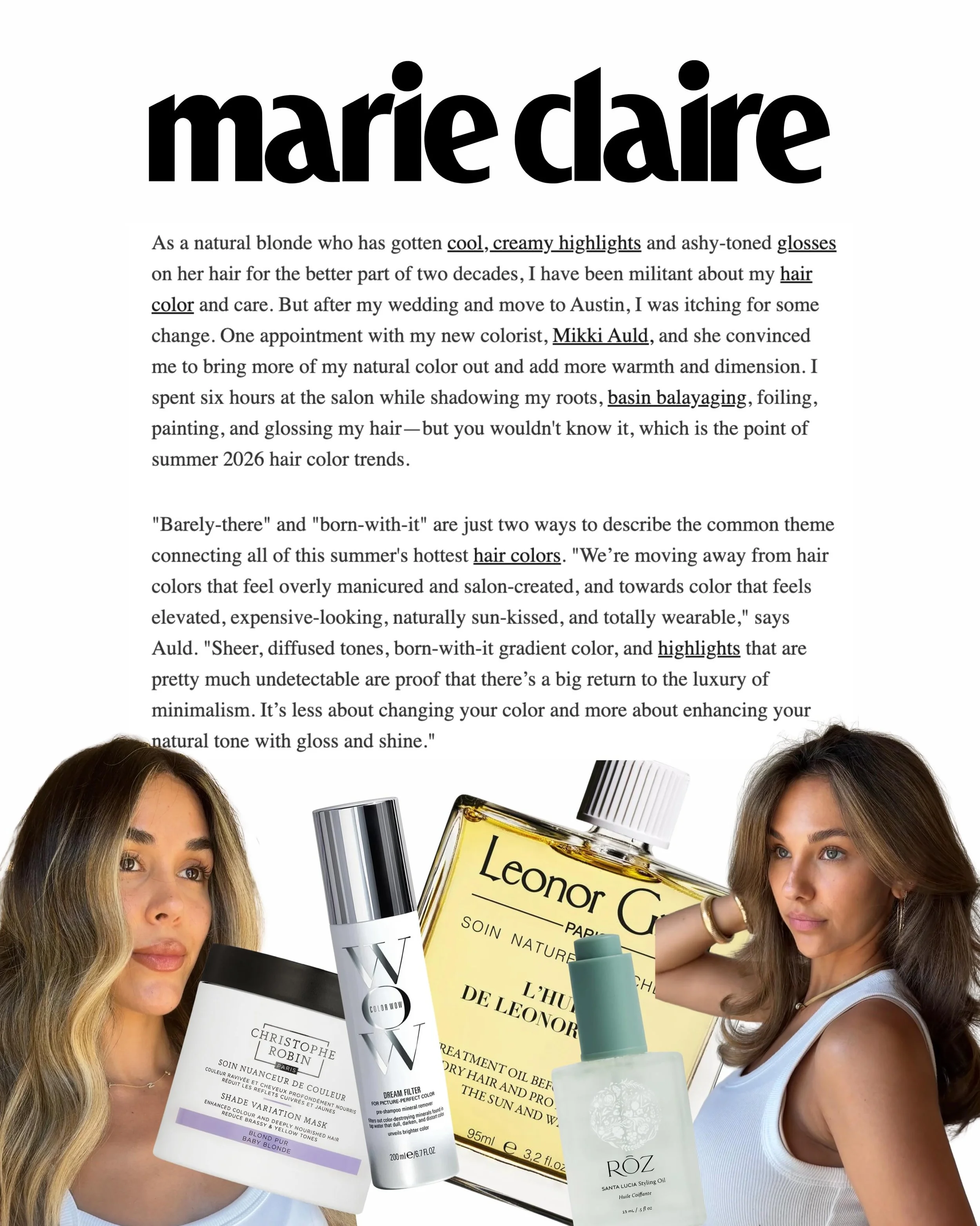Growing up in the QLD outback, I used to daydream about this life. Lil&rsquo; 14-year-old Mikki - spending her free time collecting magazines and writing out her own Spring/Summer trend predictions - would be screaming right now.

From collecting hun